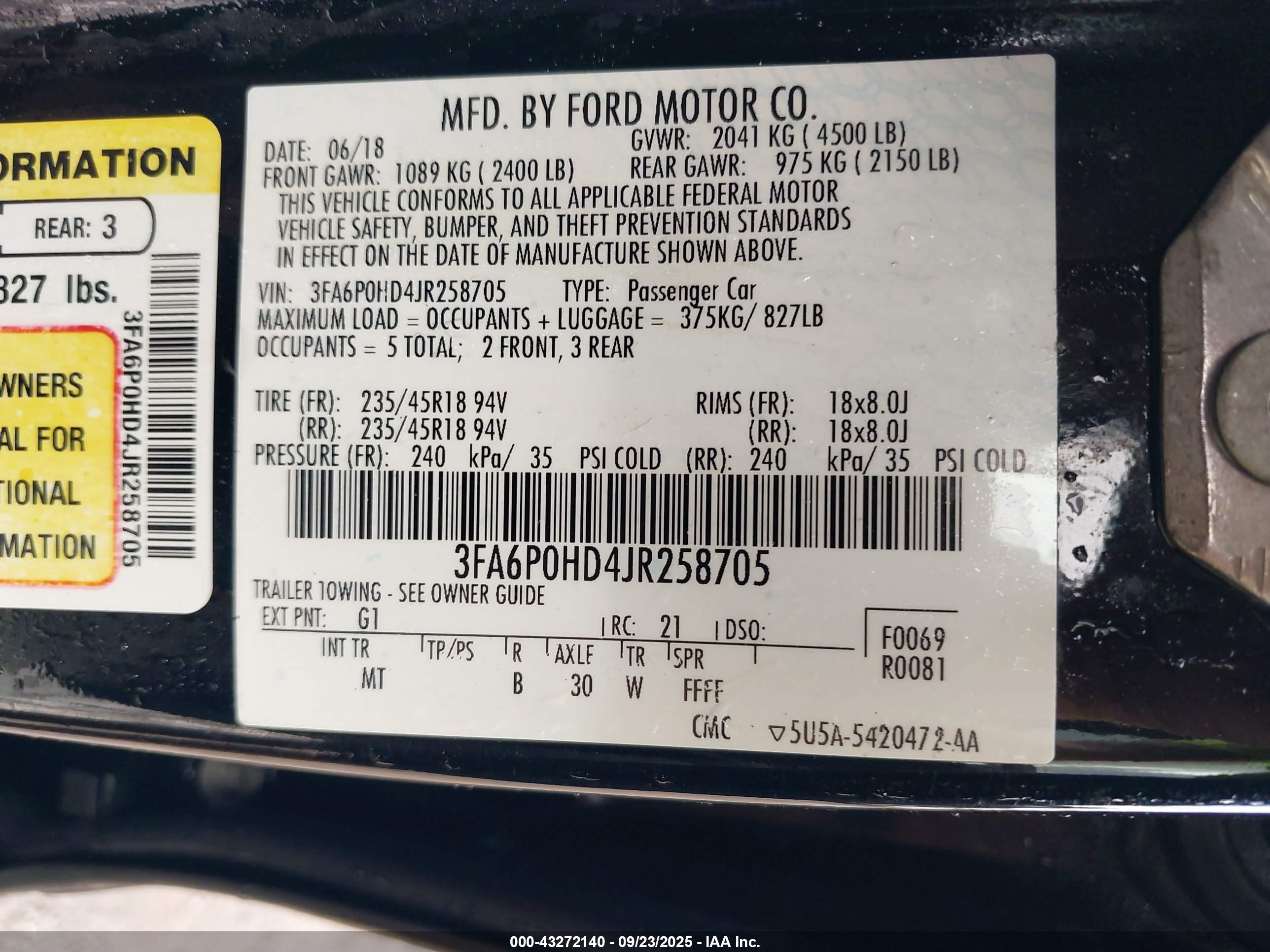 FORD FUSION image 9