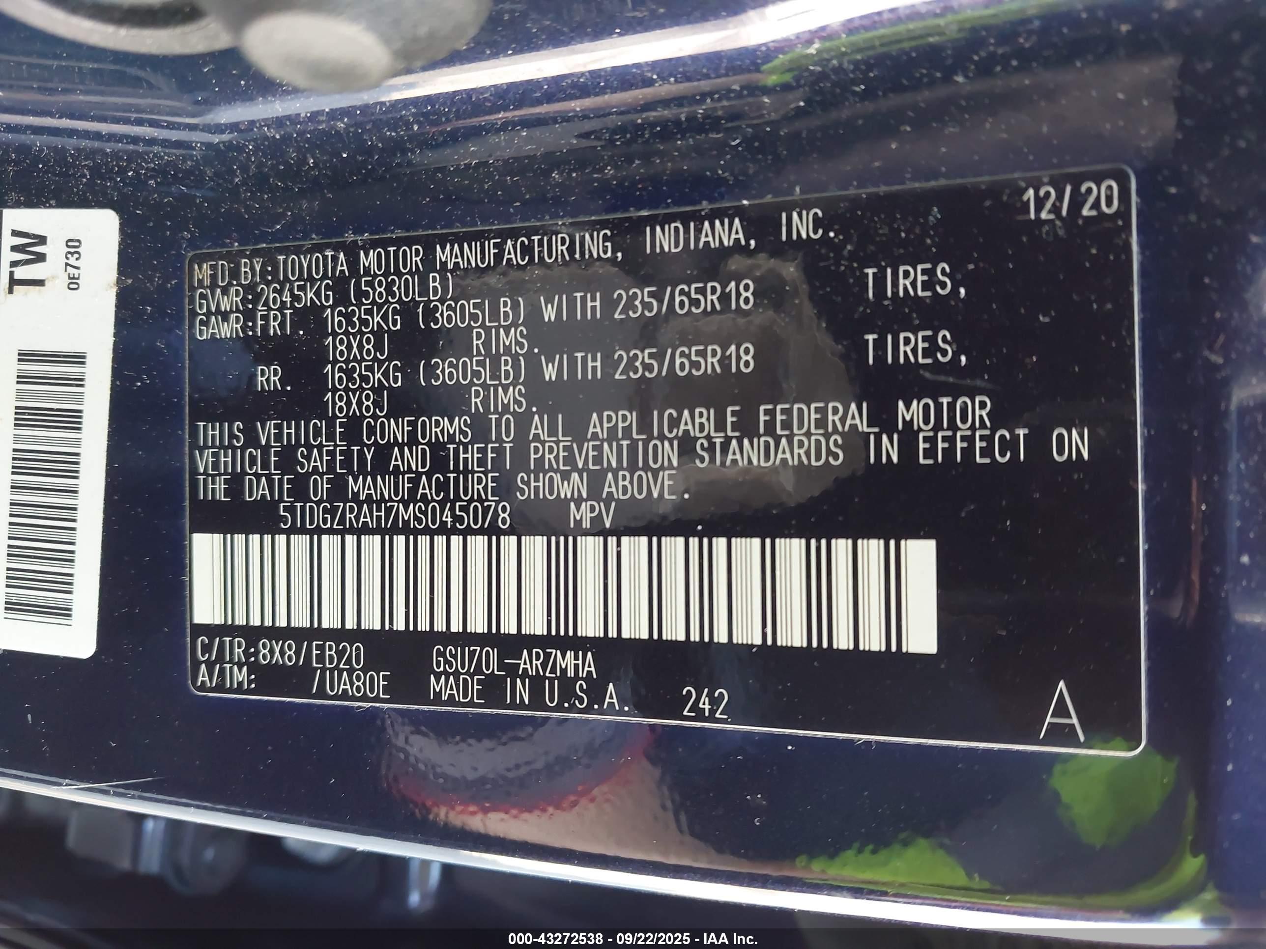 TOYOTA HIGHLANDER image 9
