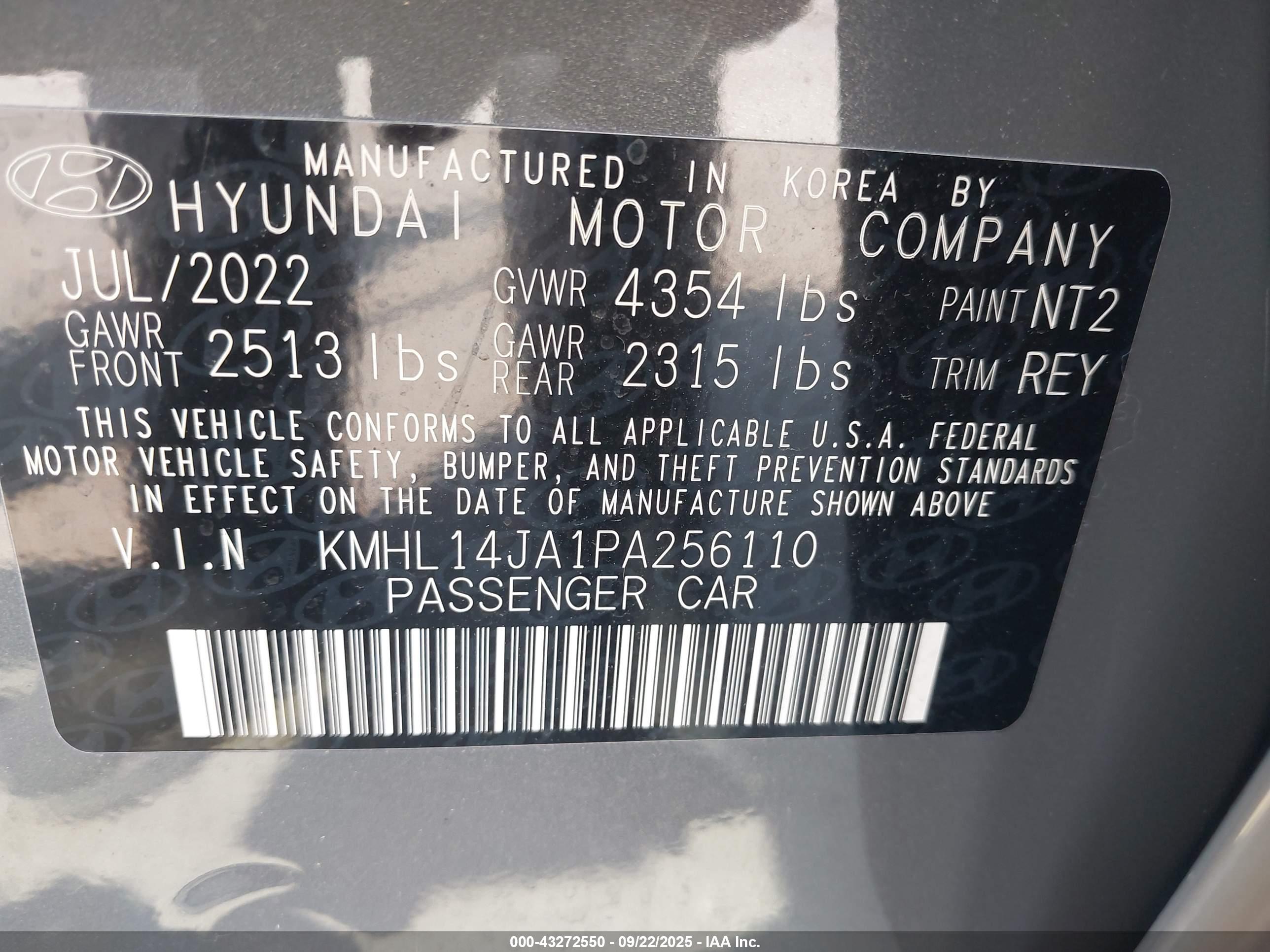 HYUNDAI SONATA image 9