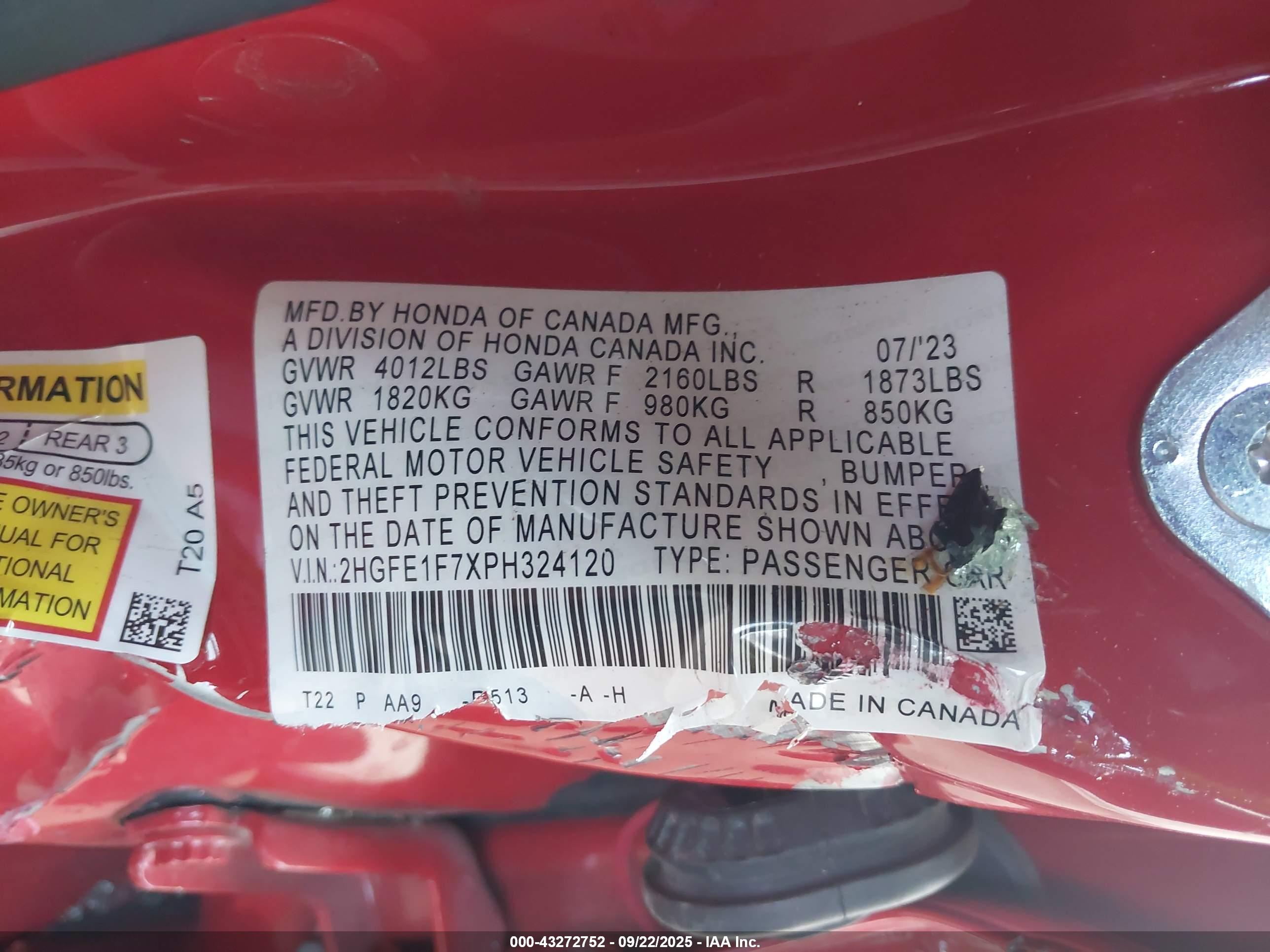 HONDA CIVIC image 9