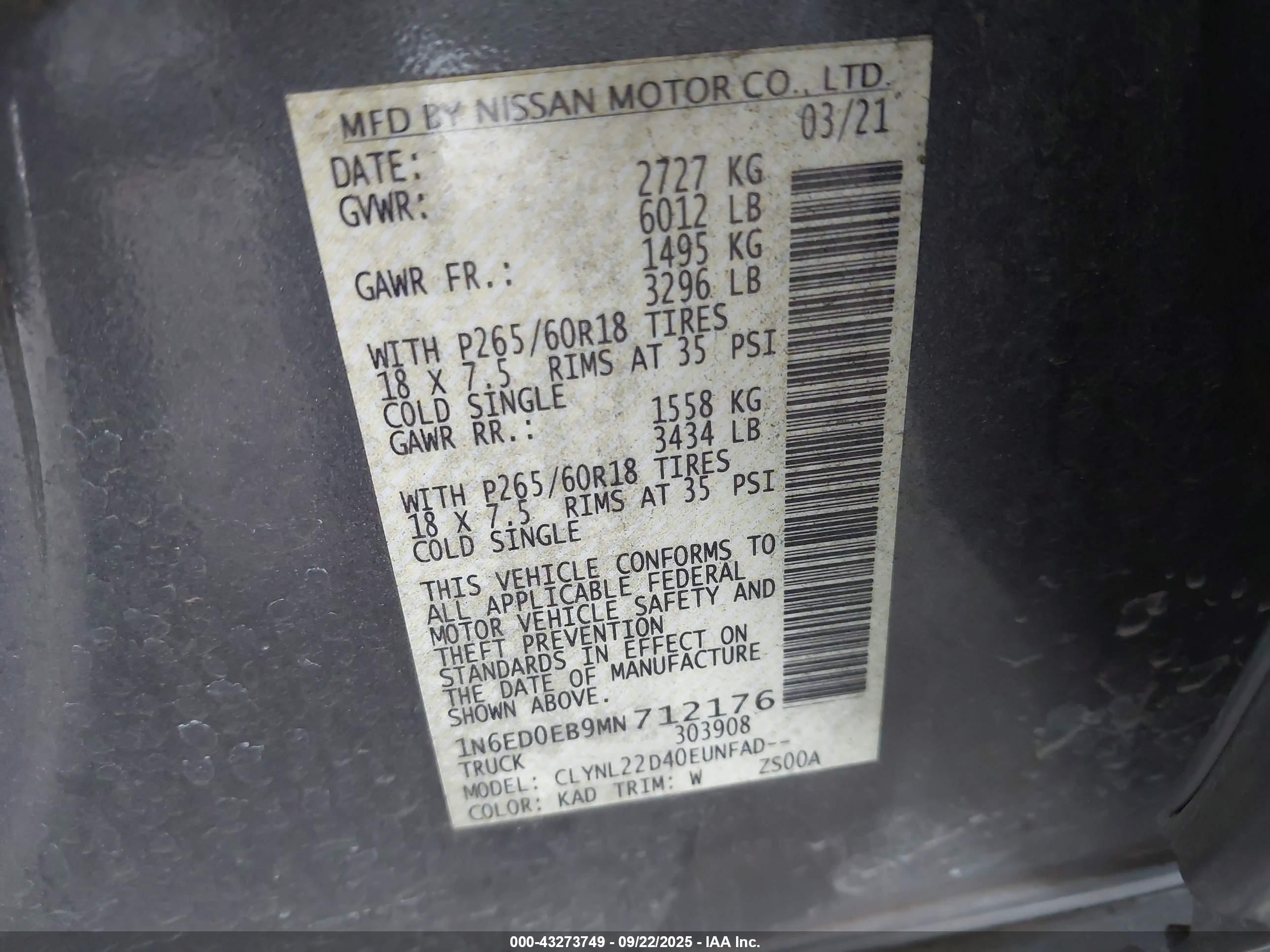 NISSAN FRONTIER image 9