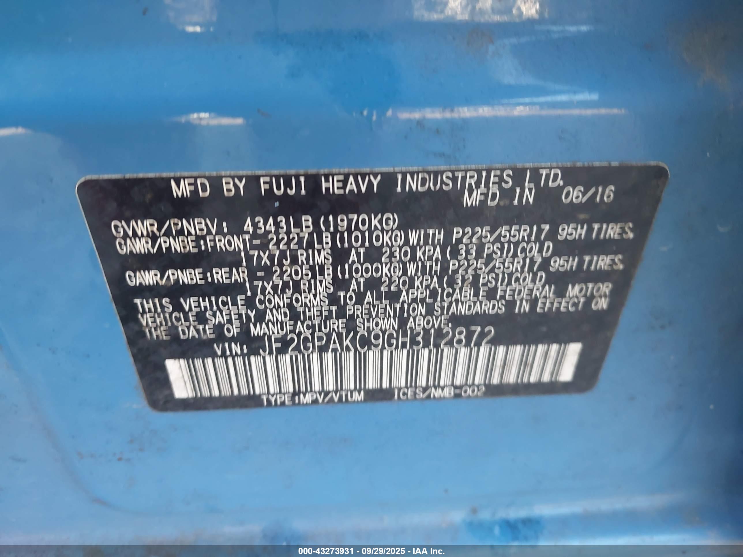 SUBARU CROSSTREK image 9