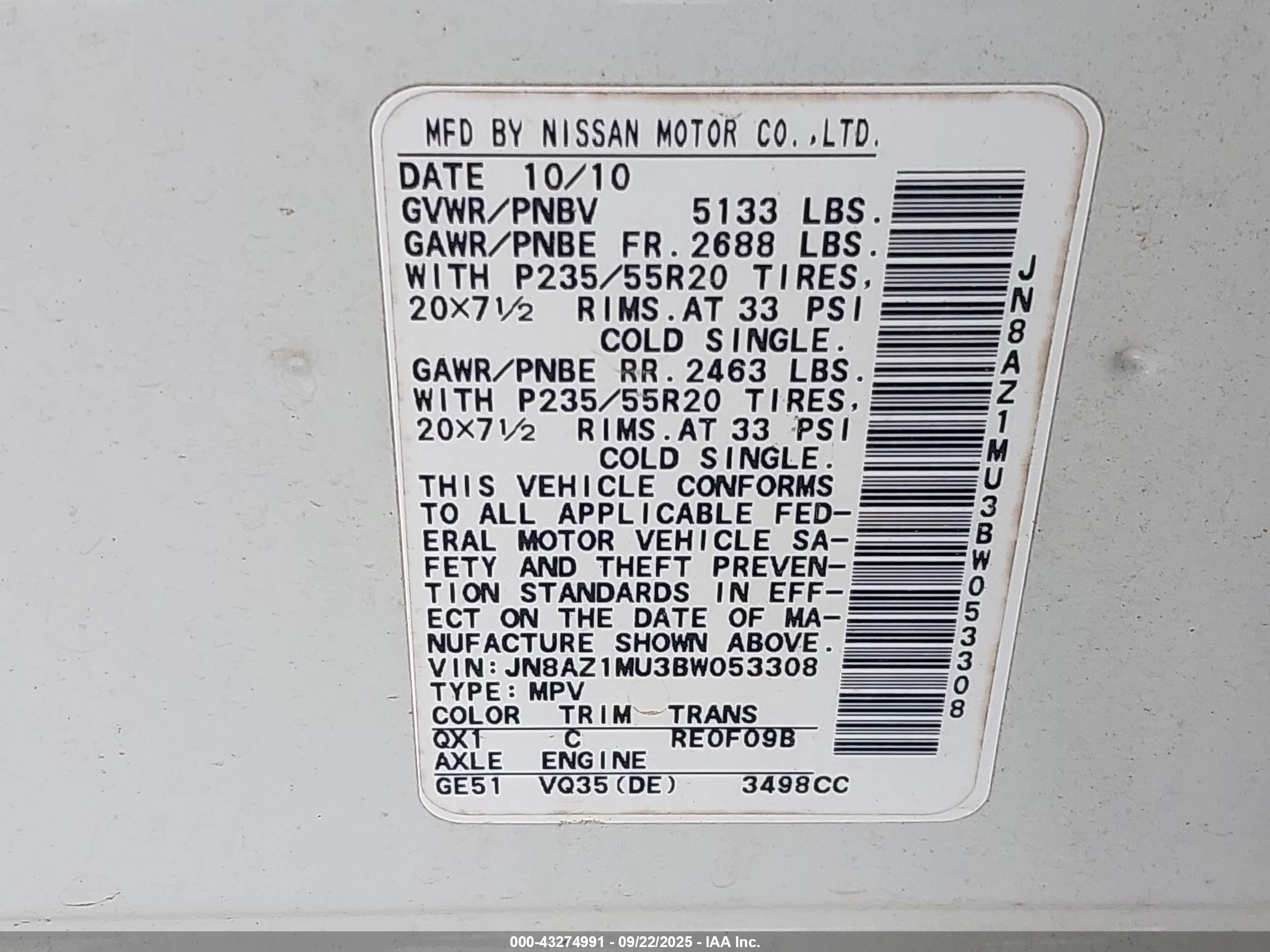 NISSAN MURANO image 9