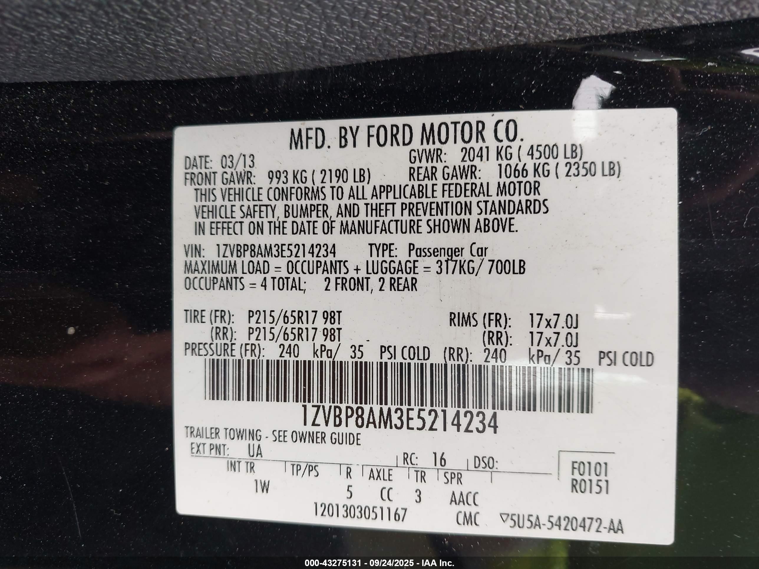 FORD MUSTANG image 9