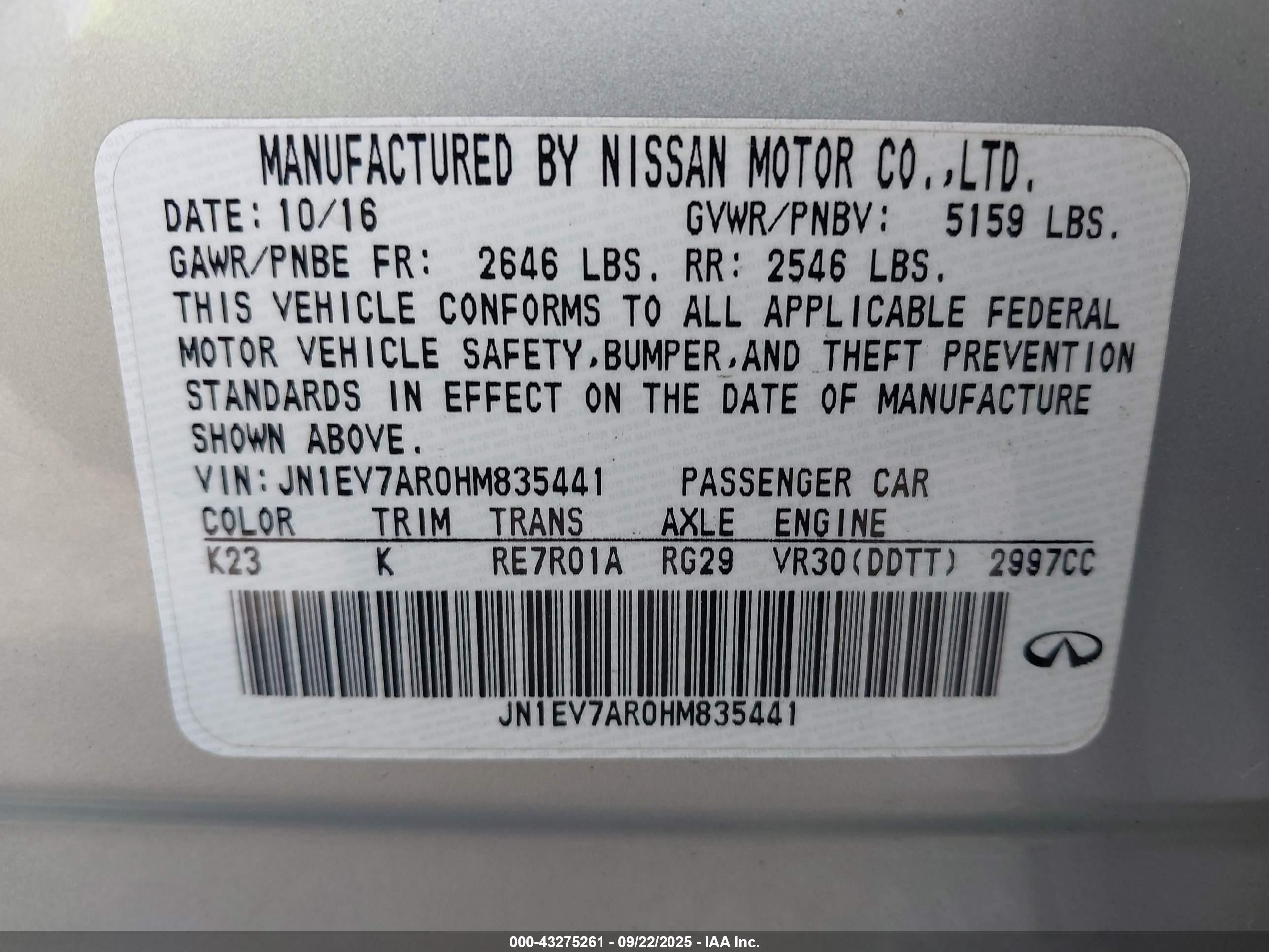 INFINITI Q50 image 9