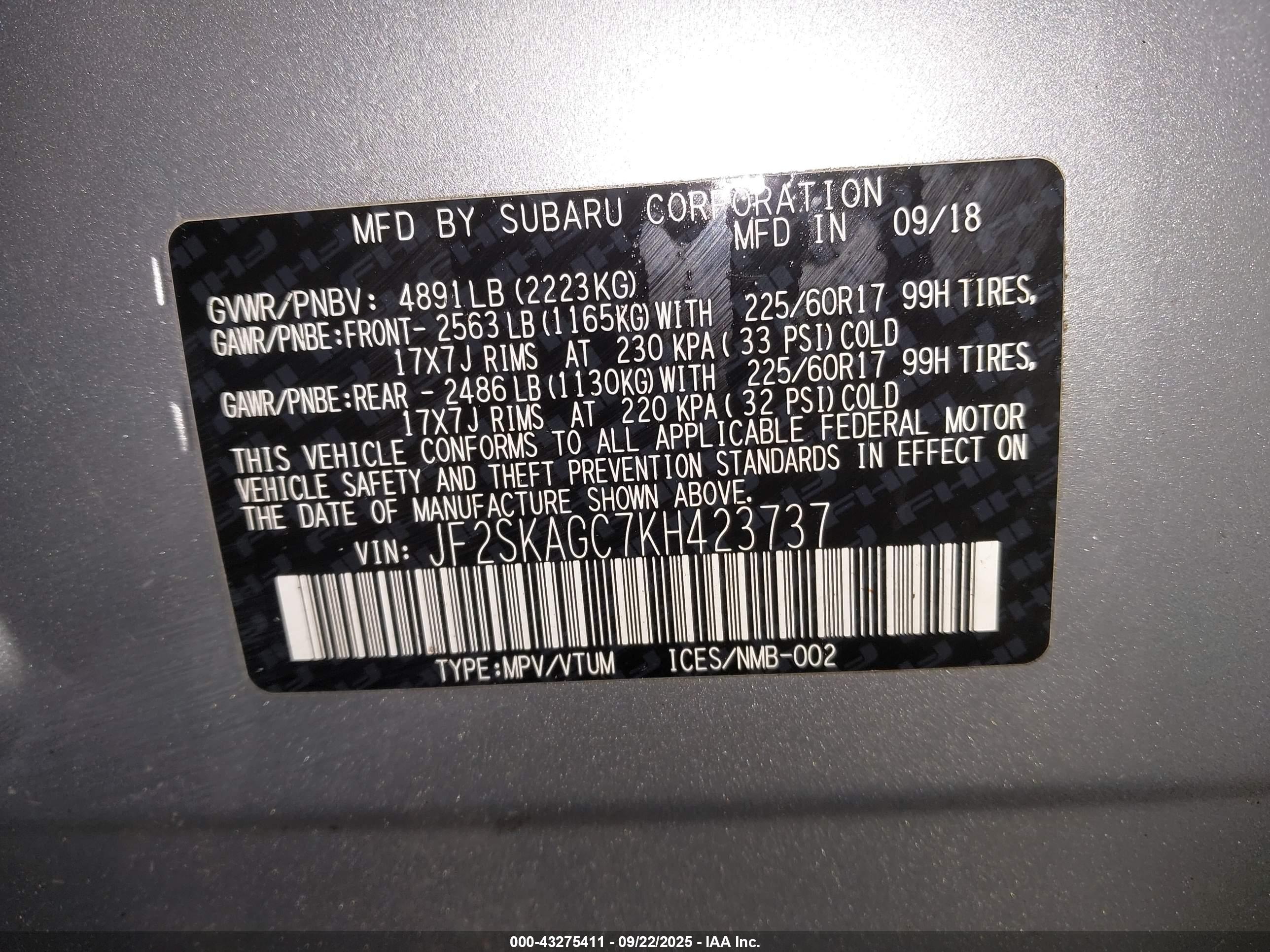 SUBARU FORESTER image 9
