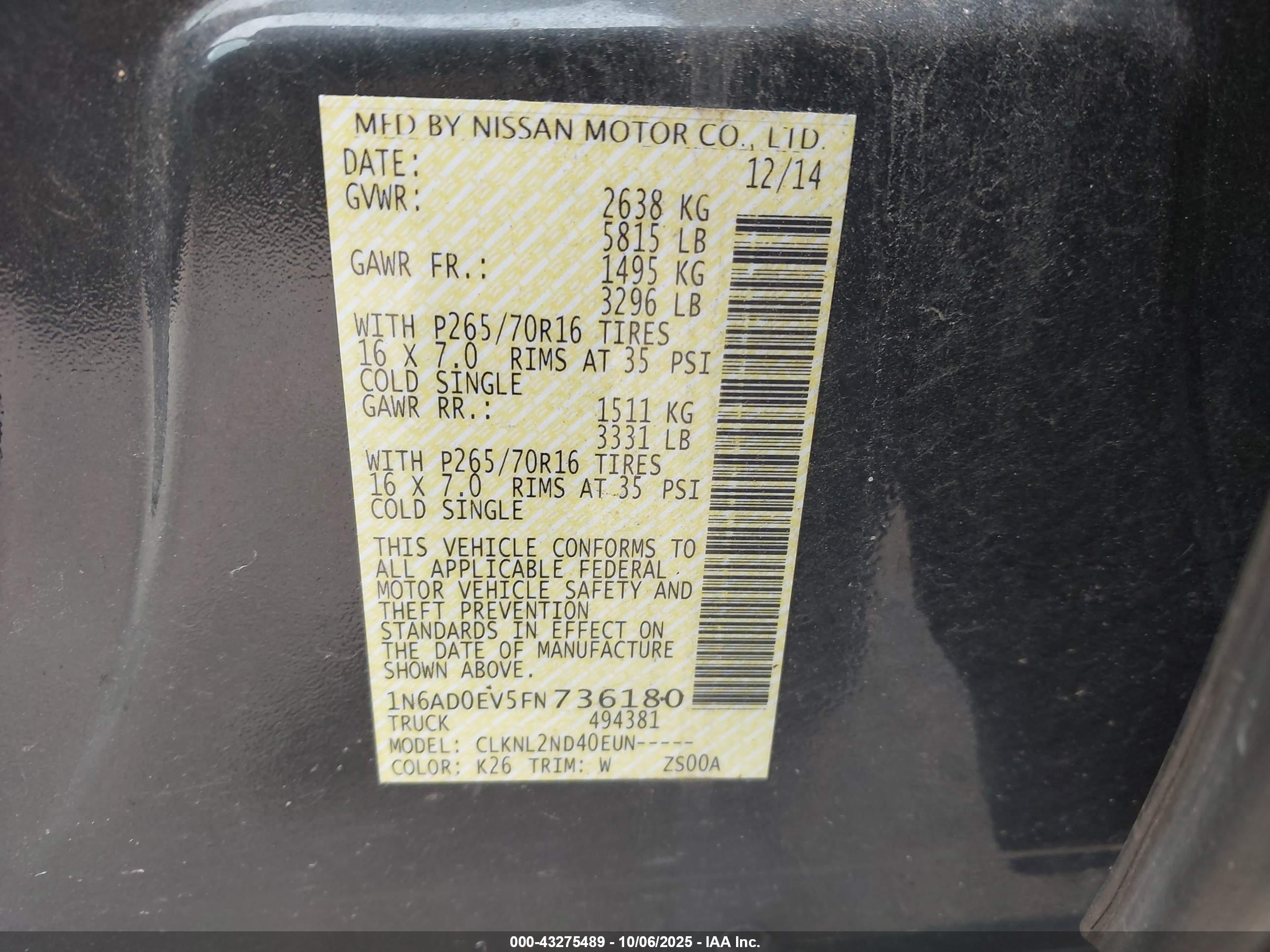 NISSAN FRONTIER image 9