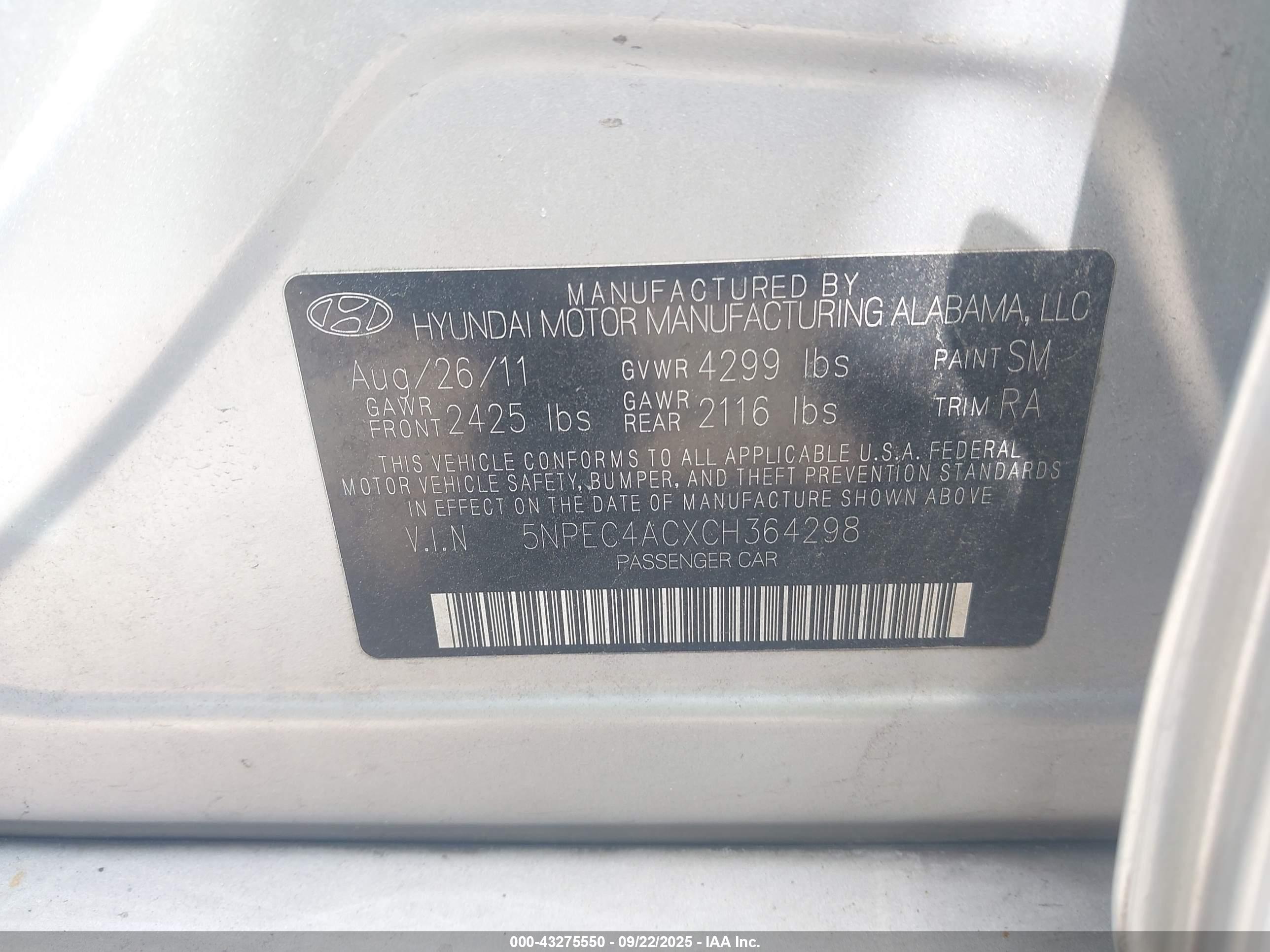 HYUNDAI SONATA image 9