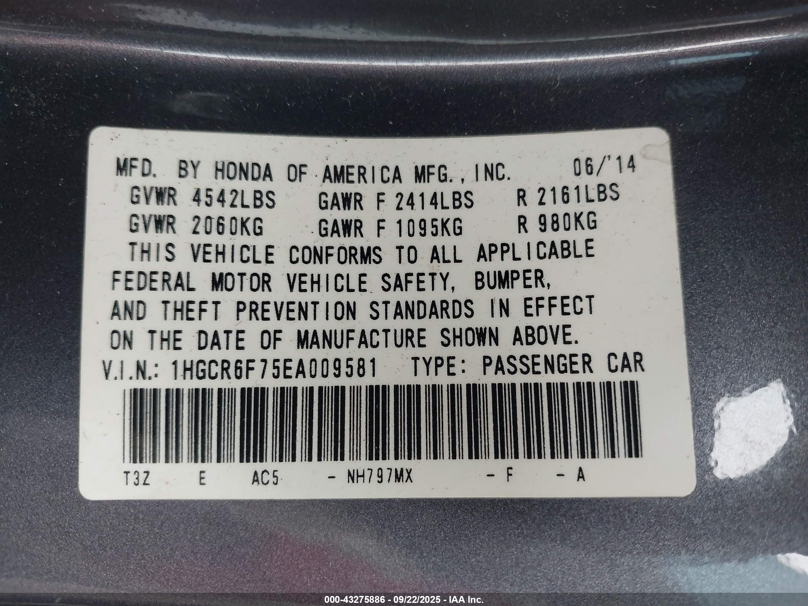 HONDA ACCORD image 9