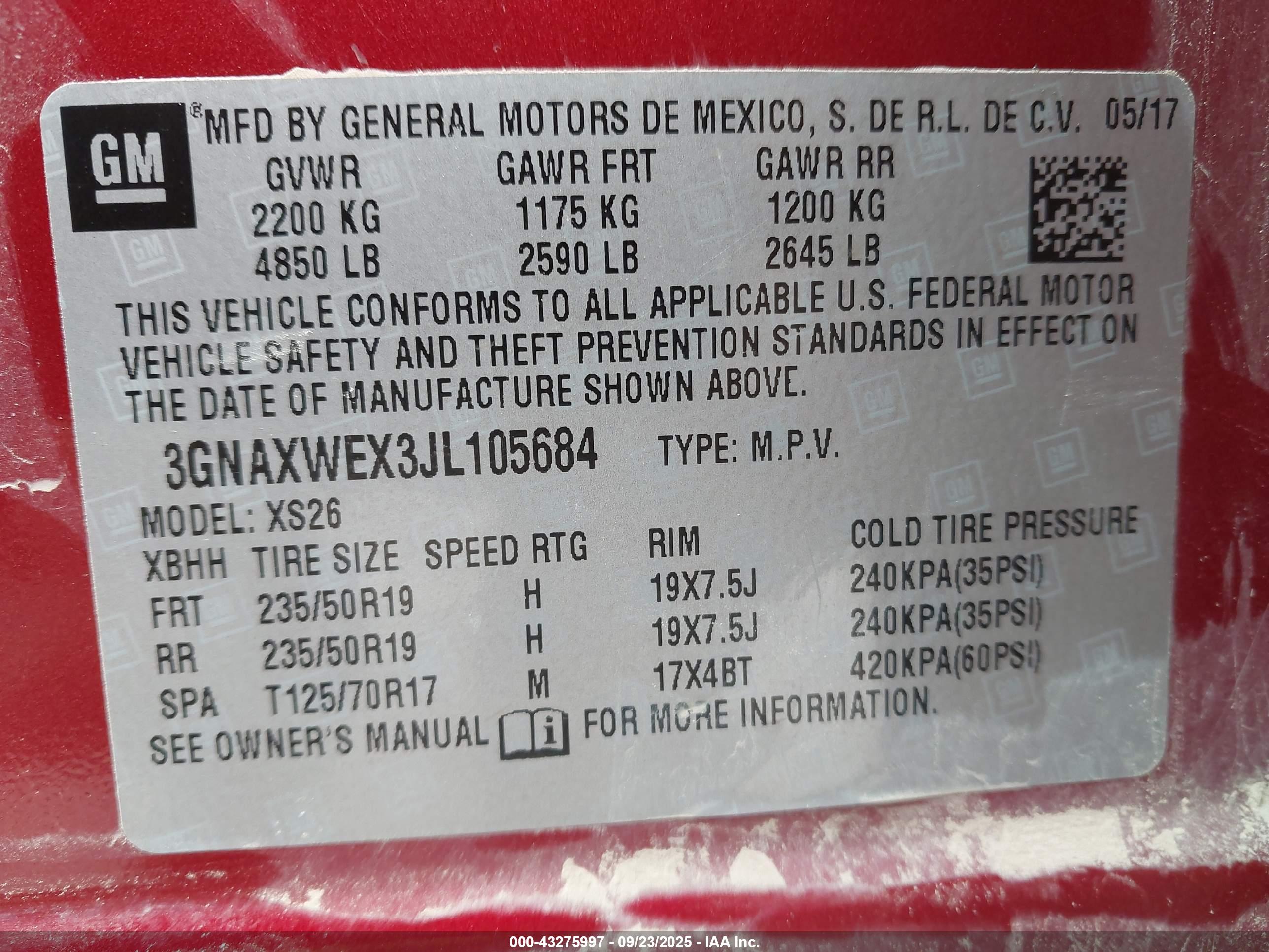 CHEVROLET EQUINOX image 9