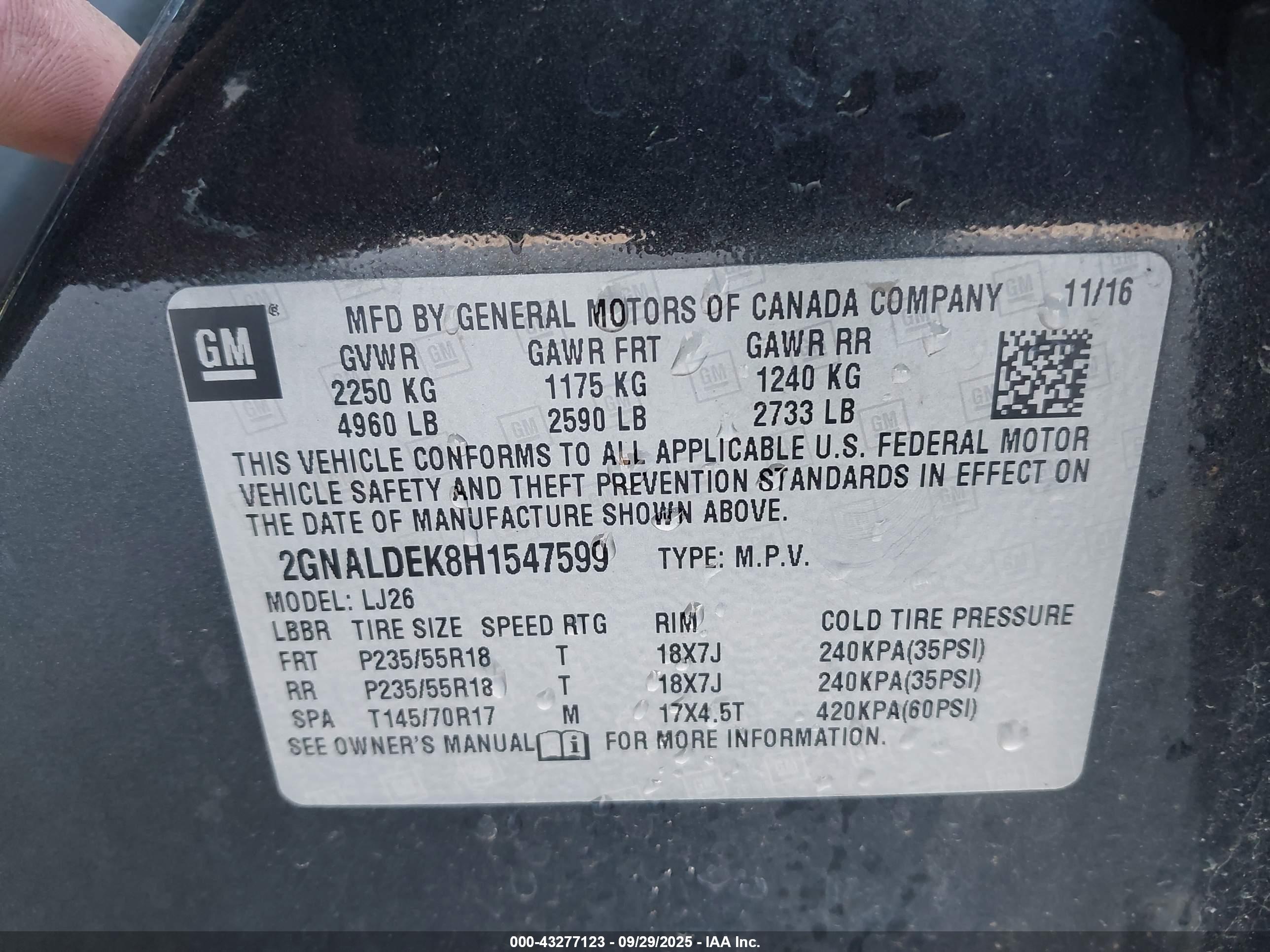 CHEVROLET EQUINOX image 9
