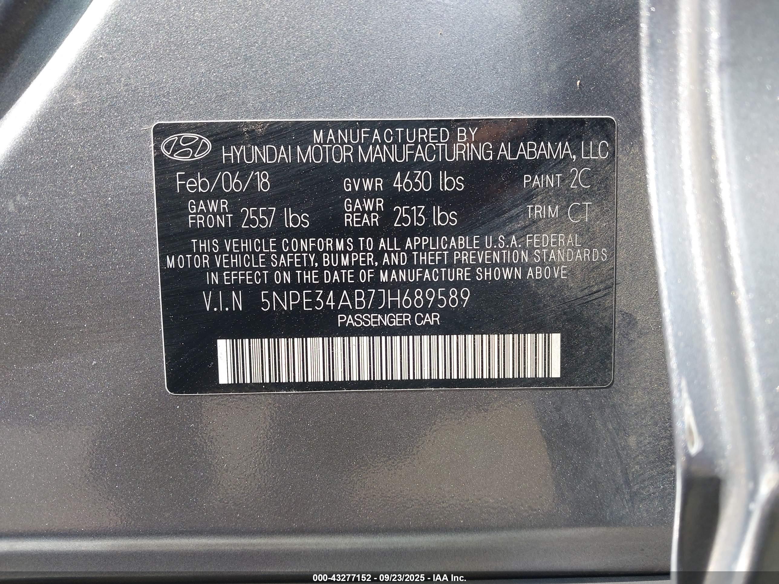 HYUNDAI SONATA image 9