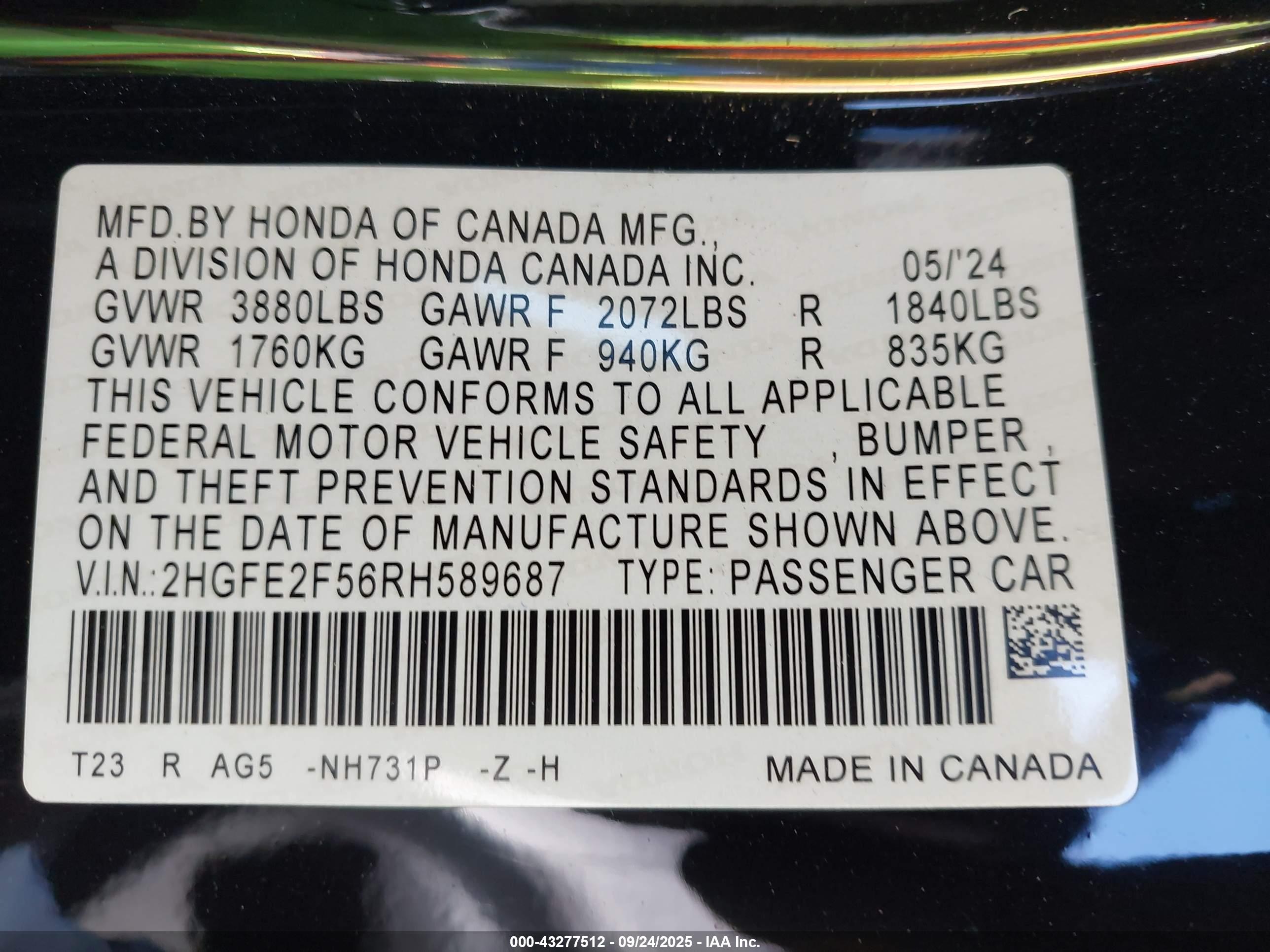 HONDA CIVIC image 9