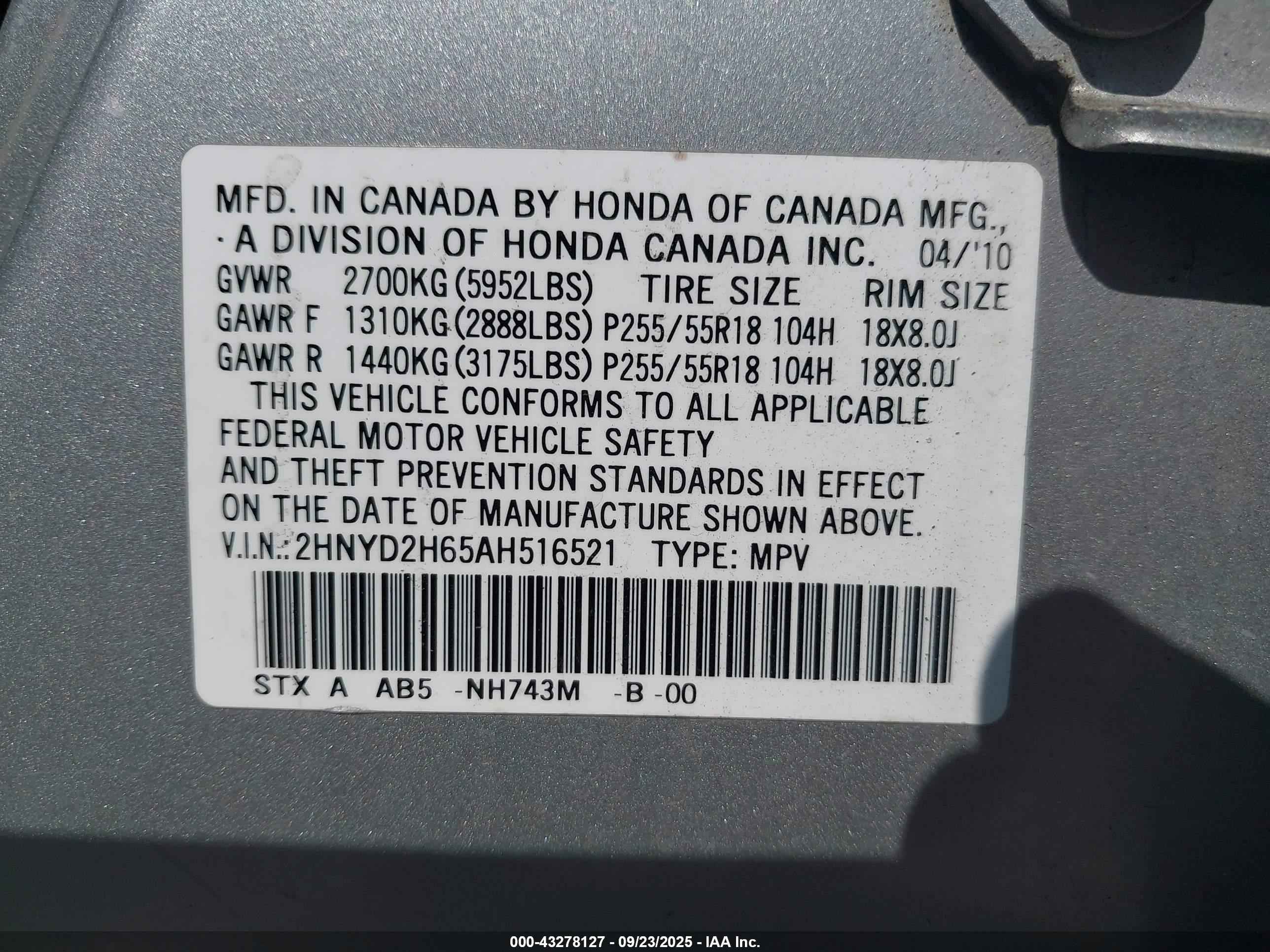 ACURA MDX image 9