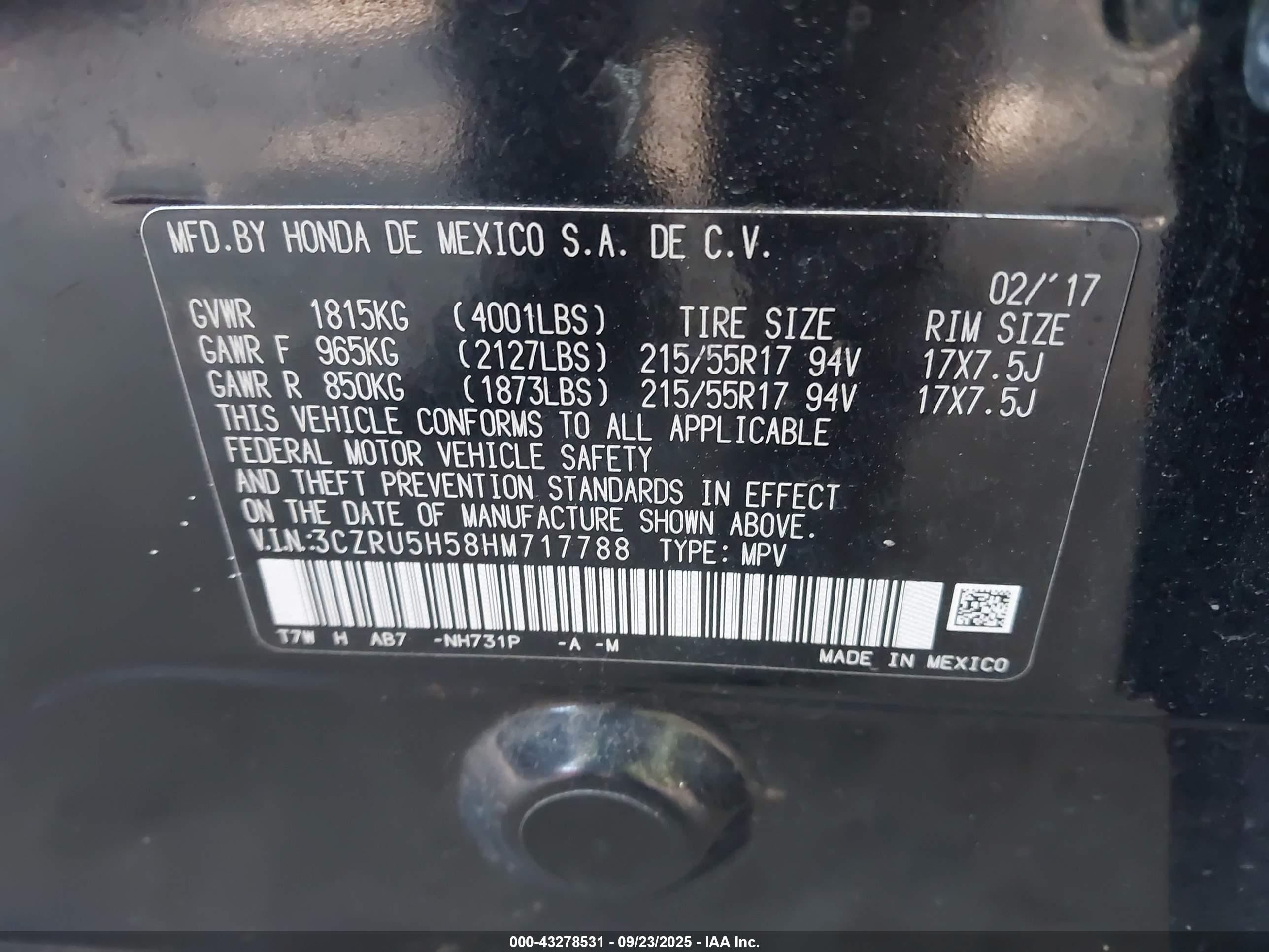 HONDA HR-V image 9