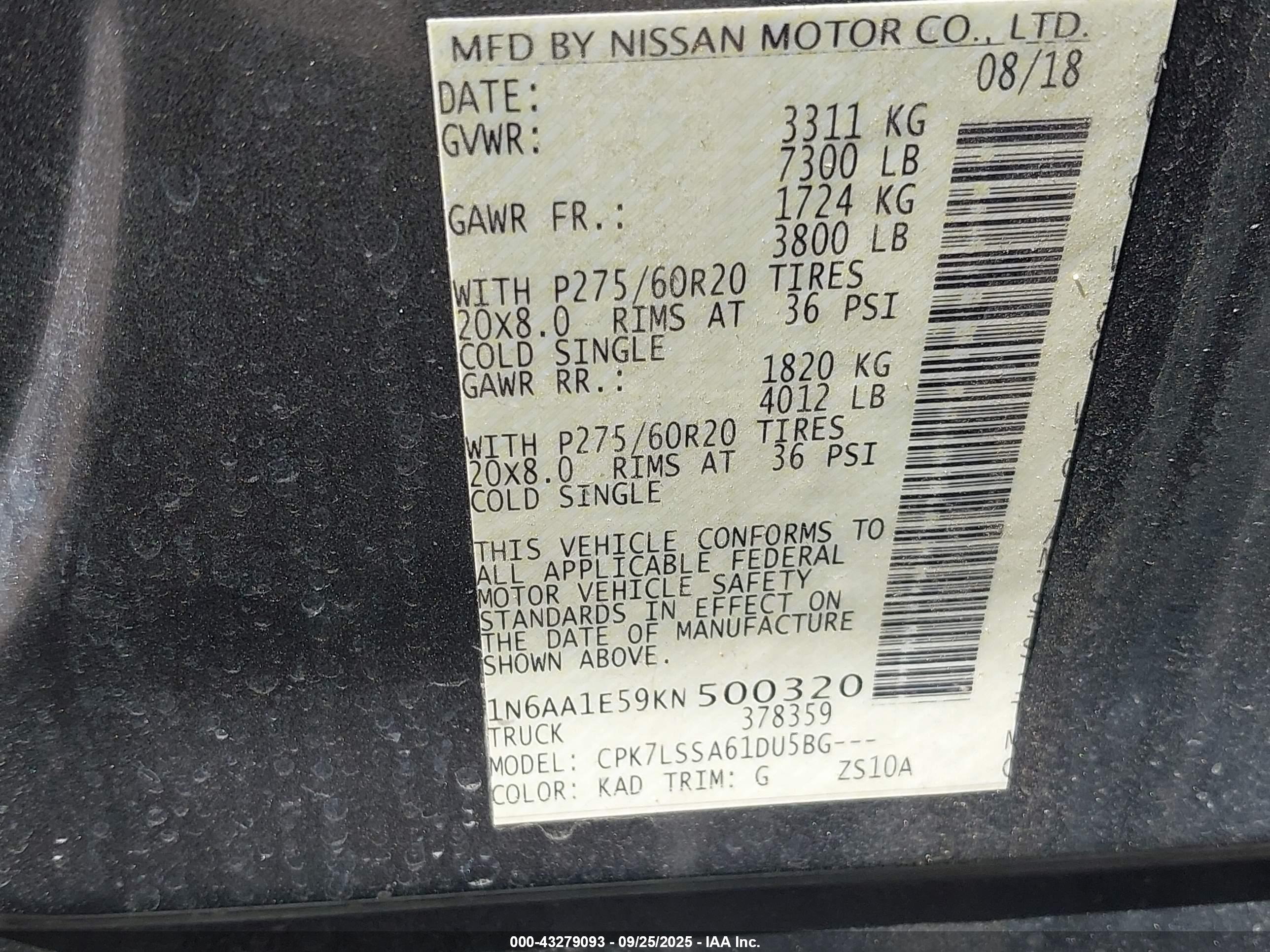 NISSAN TITAN image 9