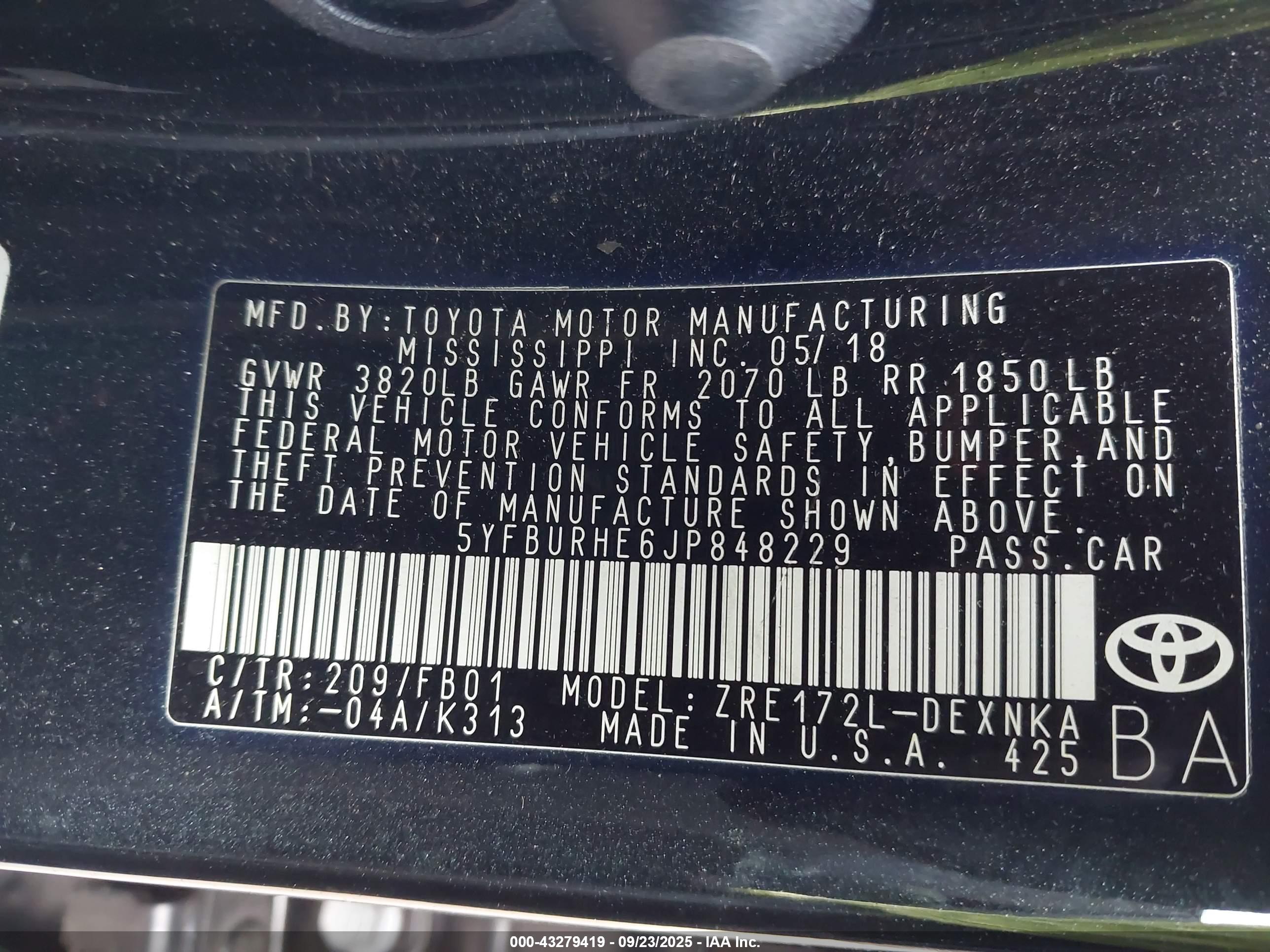 TOYOTA COROLLA image 9