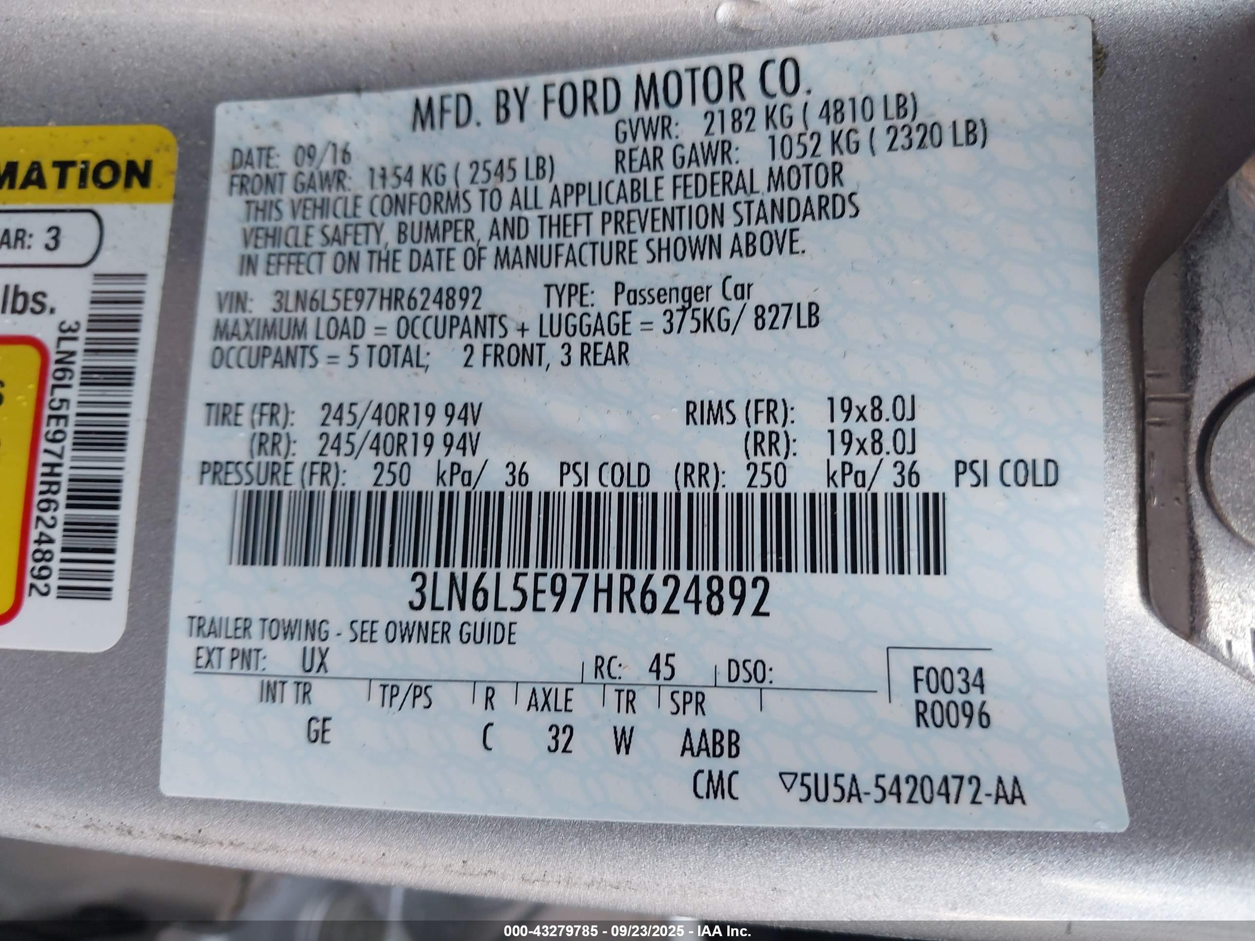 LINCOLN MKZ image 9