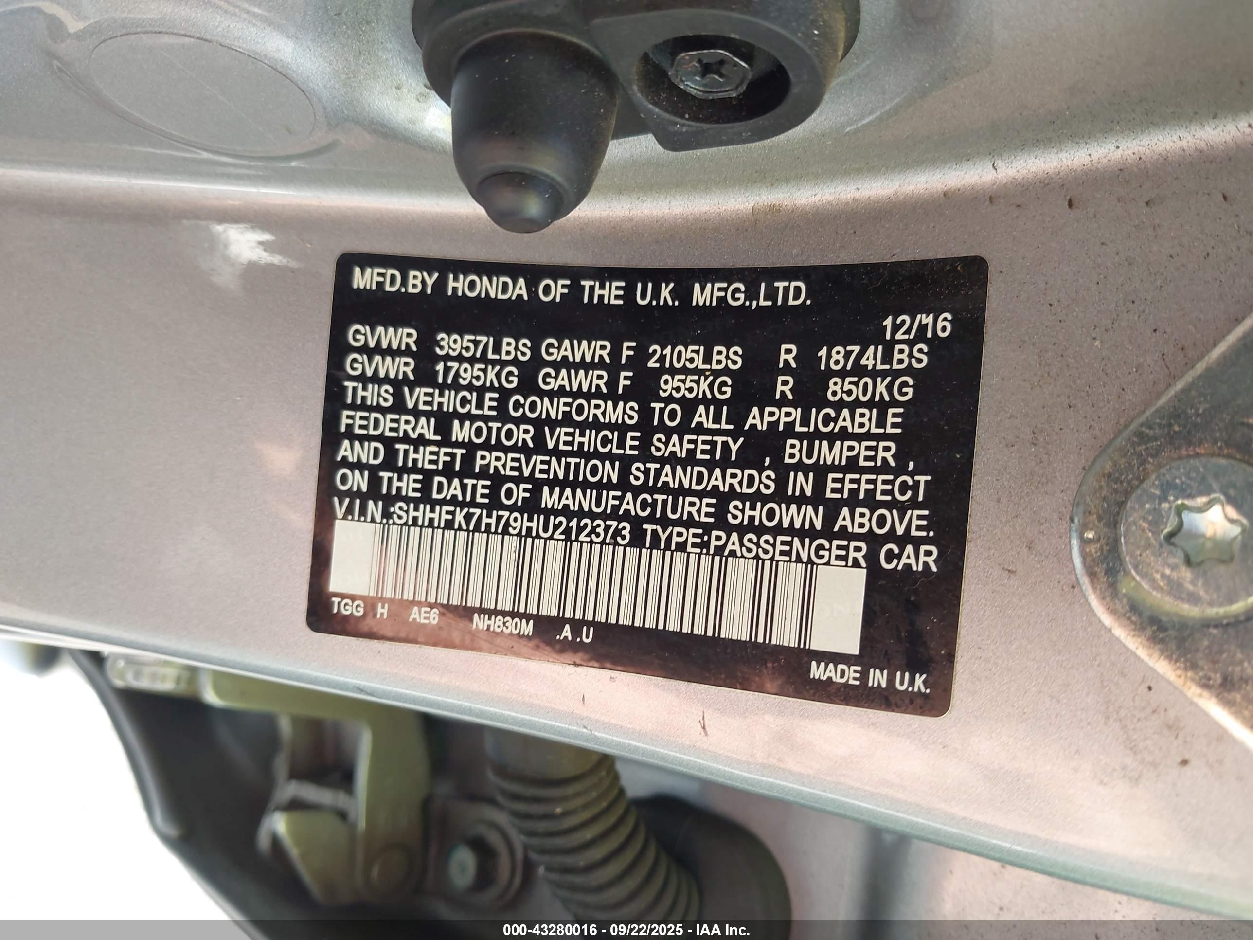 HONDA CIVIC image 9