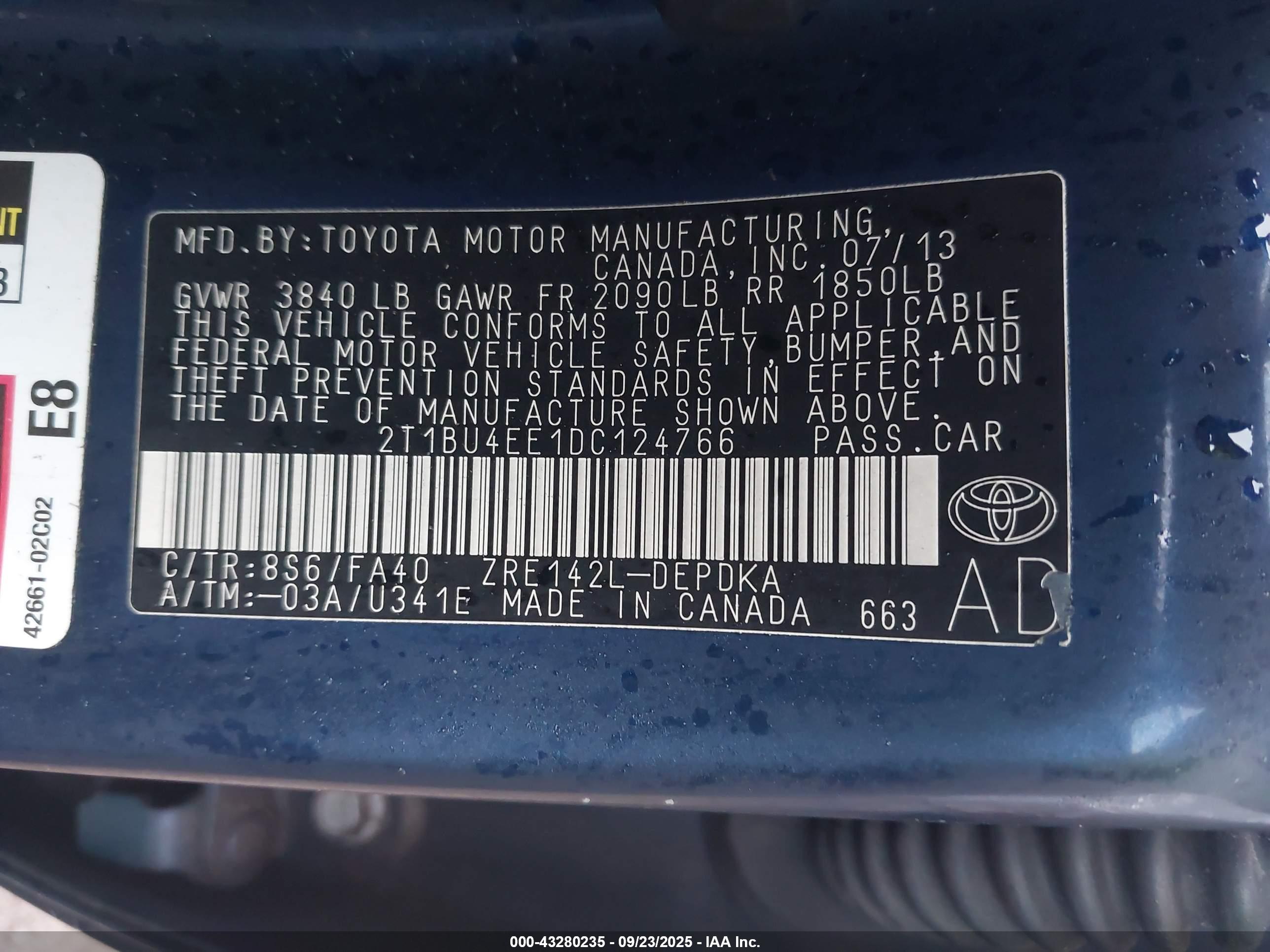 TOYOTA COROLLA image 9