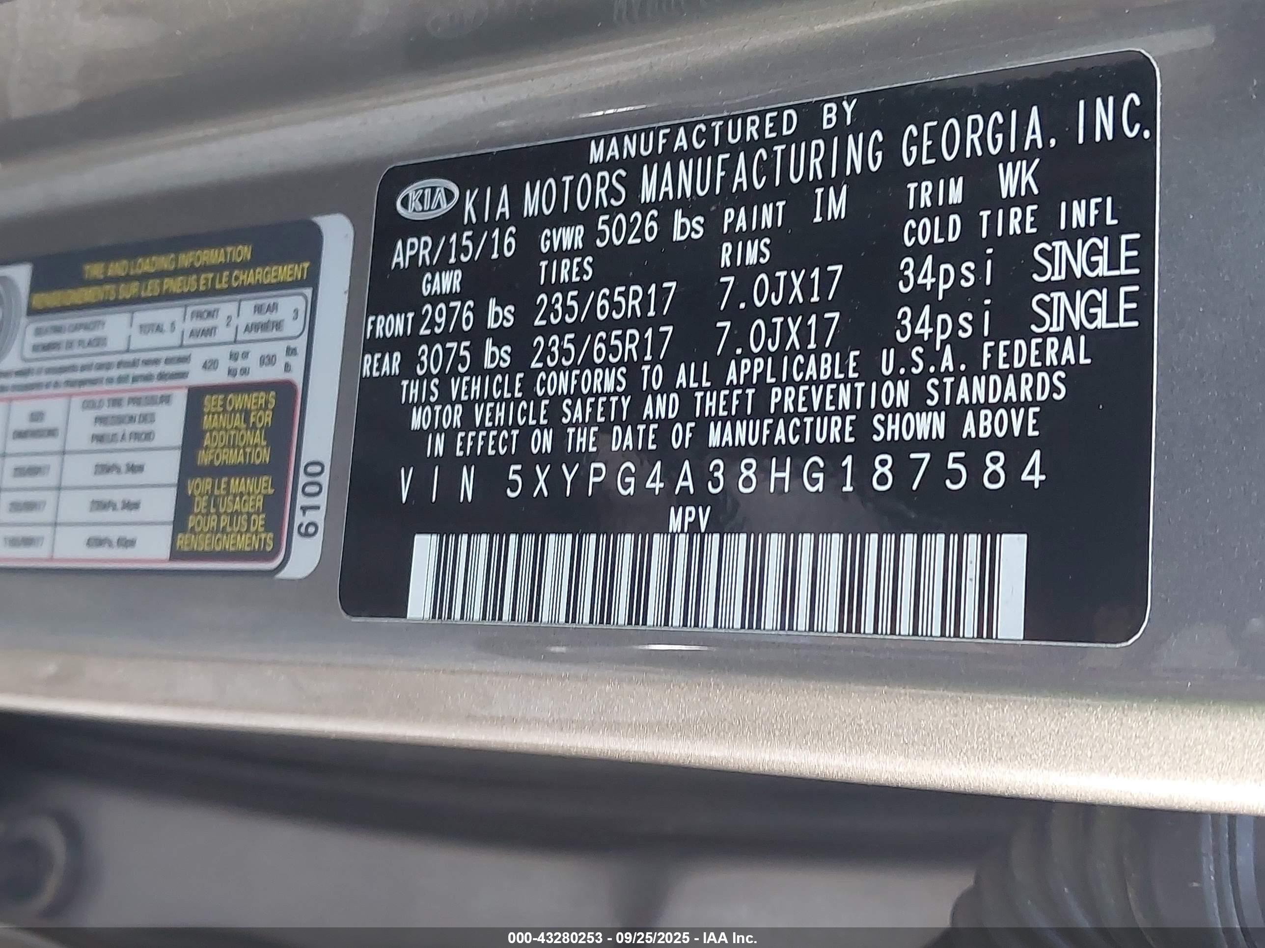 KIA SORENTO image 9