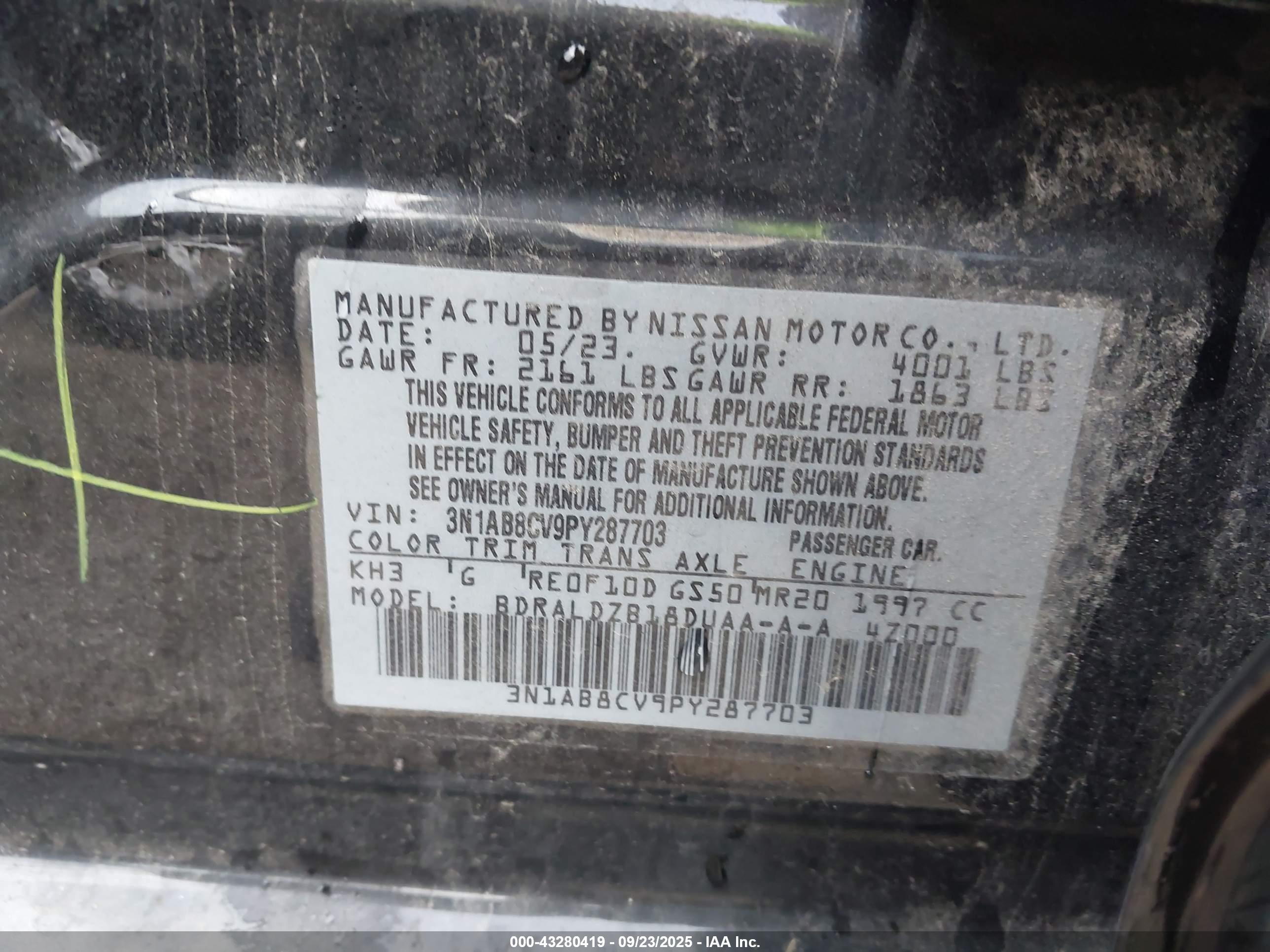 NISSAN SENTRA image 9