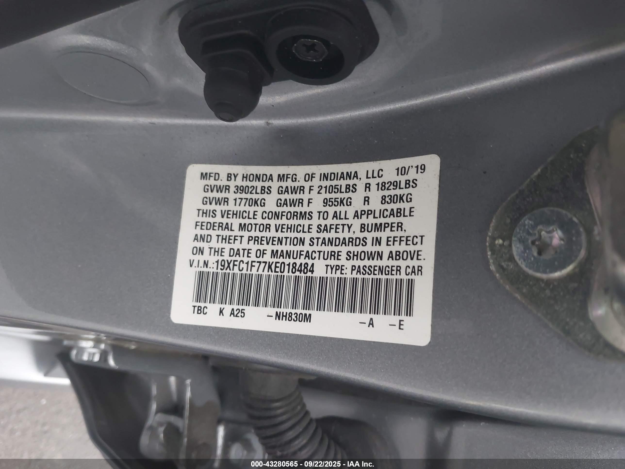 HONDA CIVIC image 9