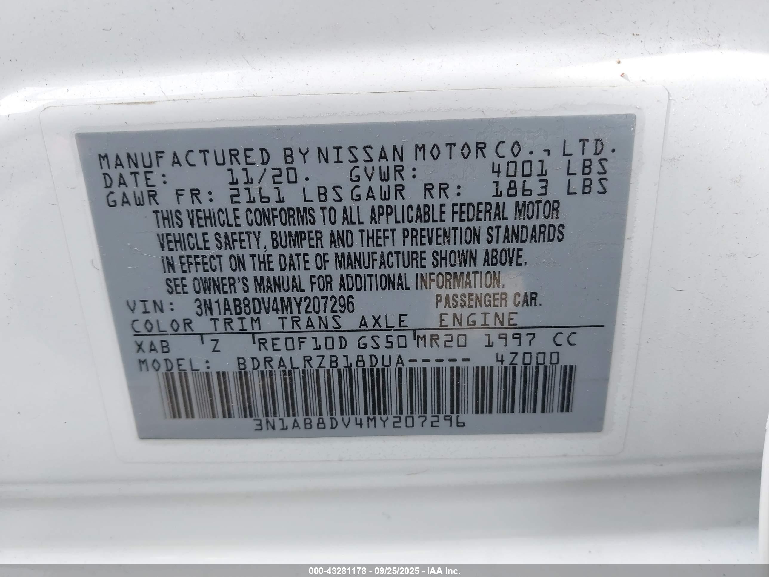 NISSAN SENTRA image 9