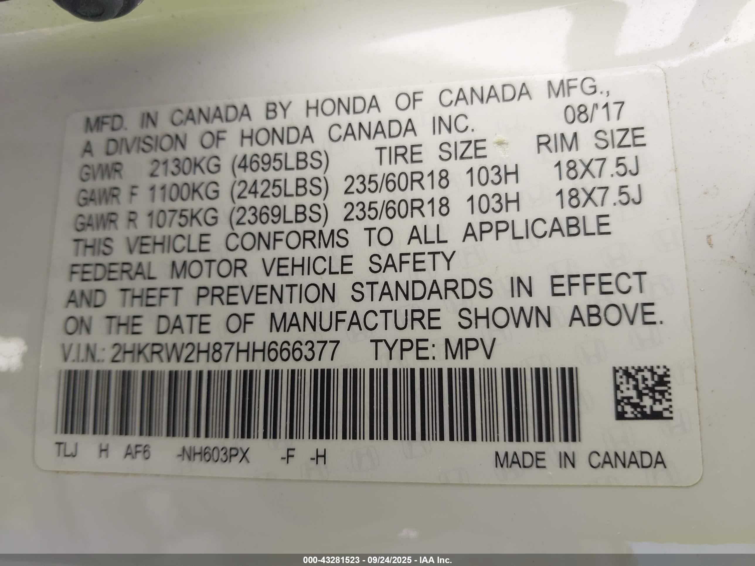 HONDA CR-V image 9