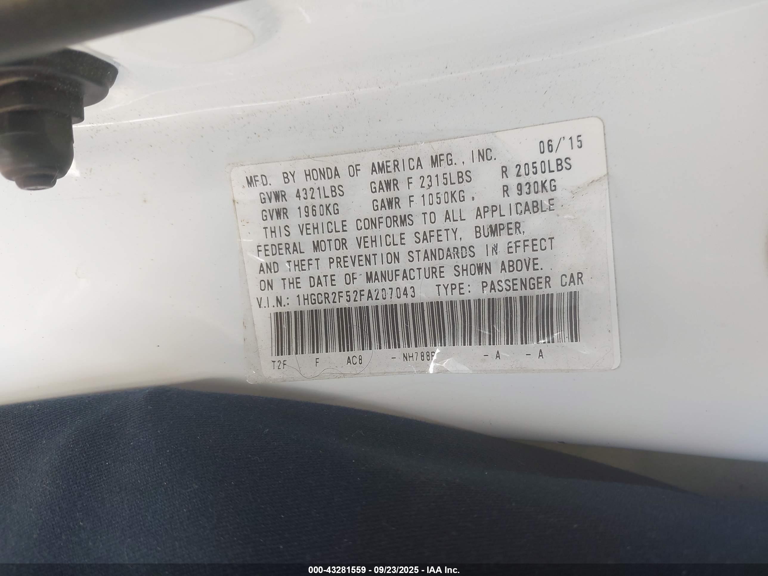 HONDA ACCORD image 9