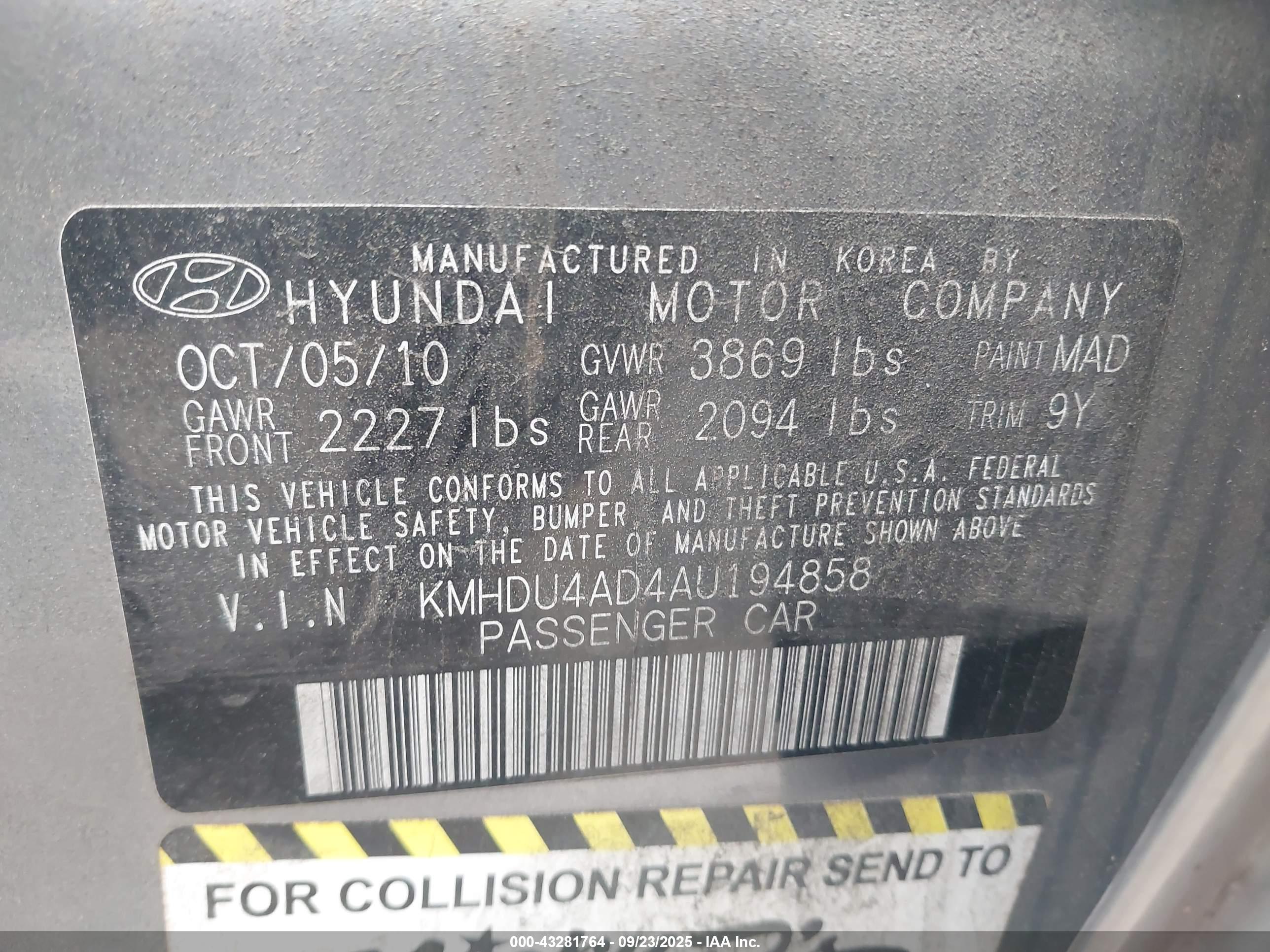 HYUNDAI ELANTRA image 9