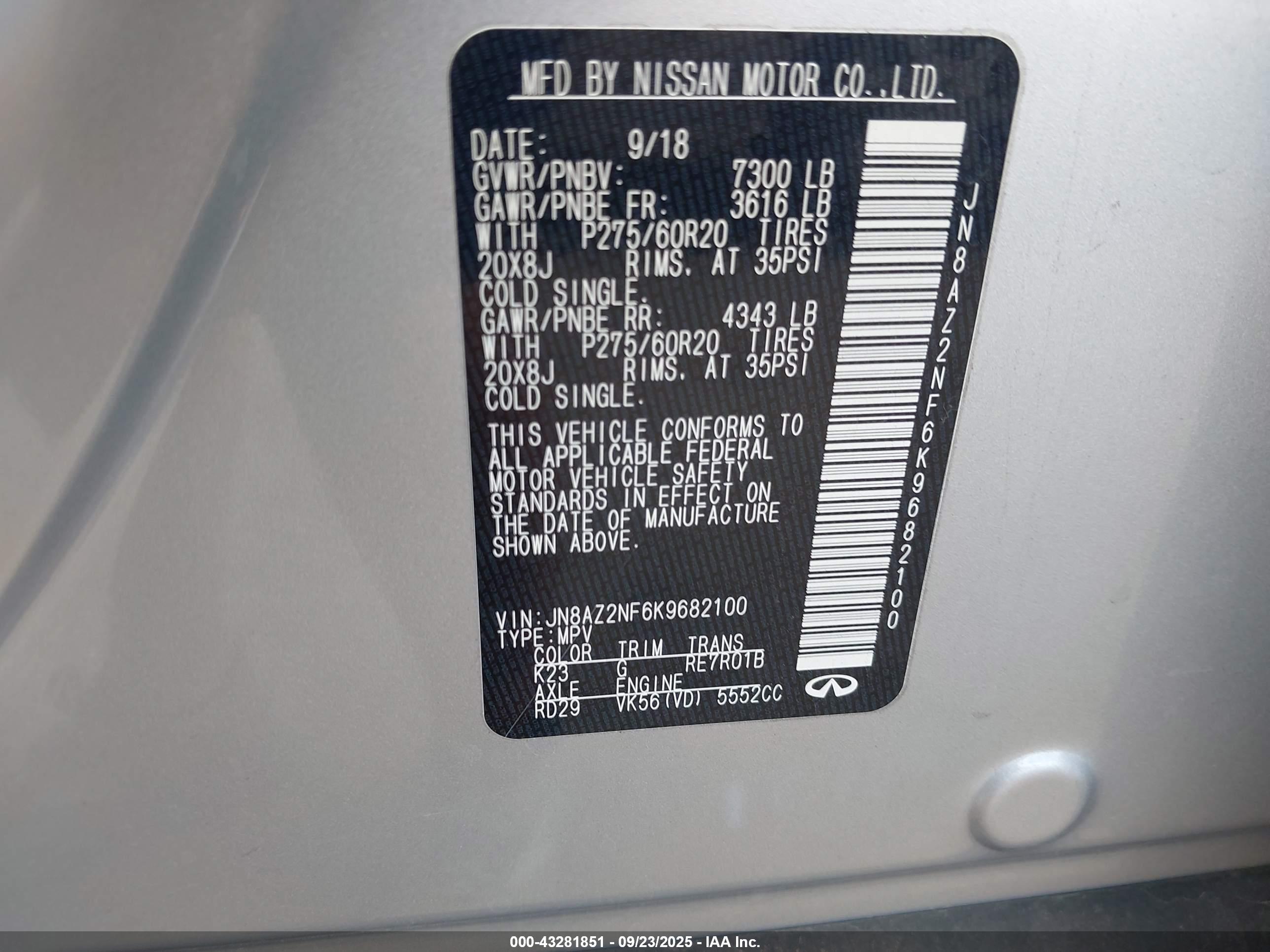 INFINITI QX80 image 9