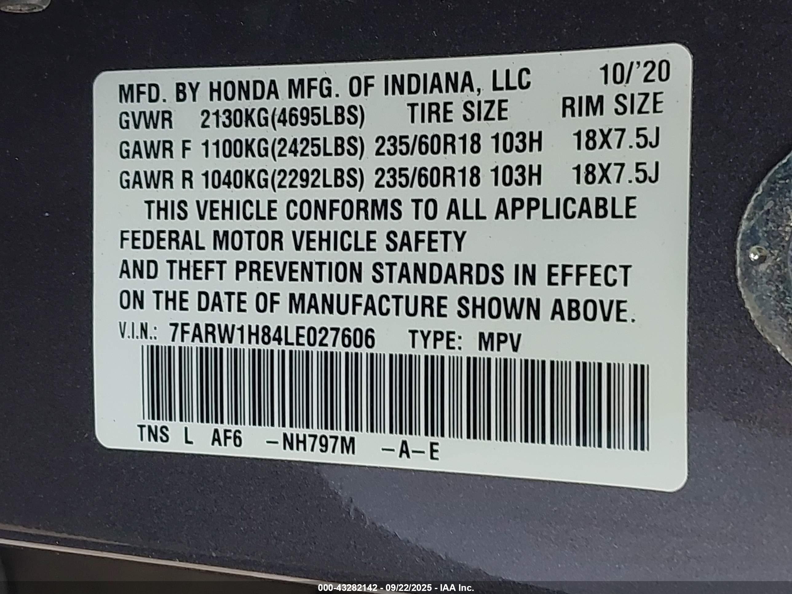 HONDA CR-V image 9