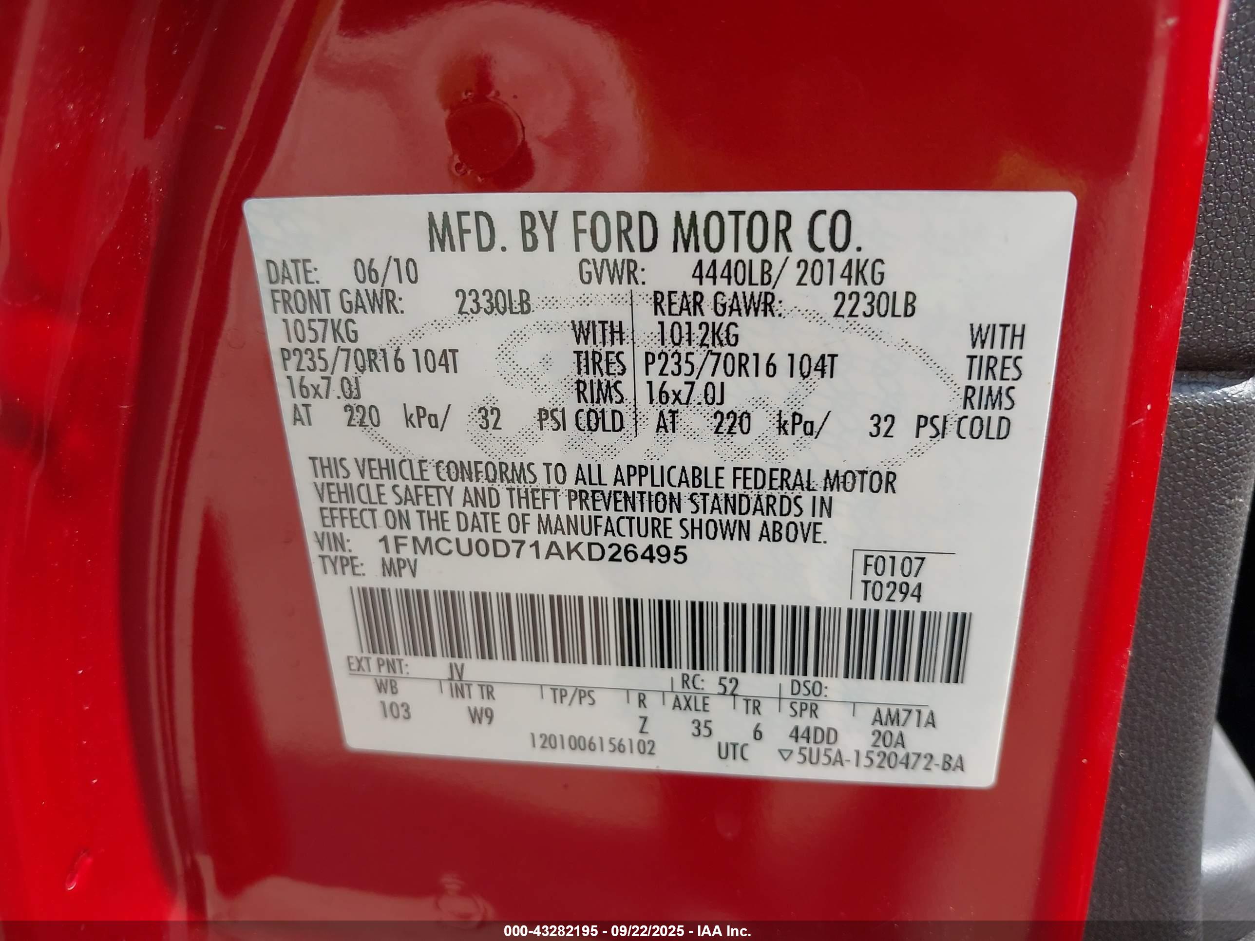 FORD ESCAPE image 9