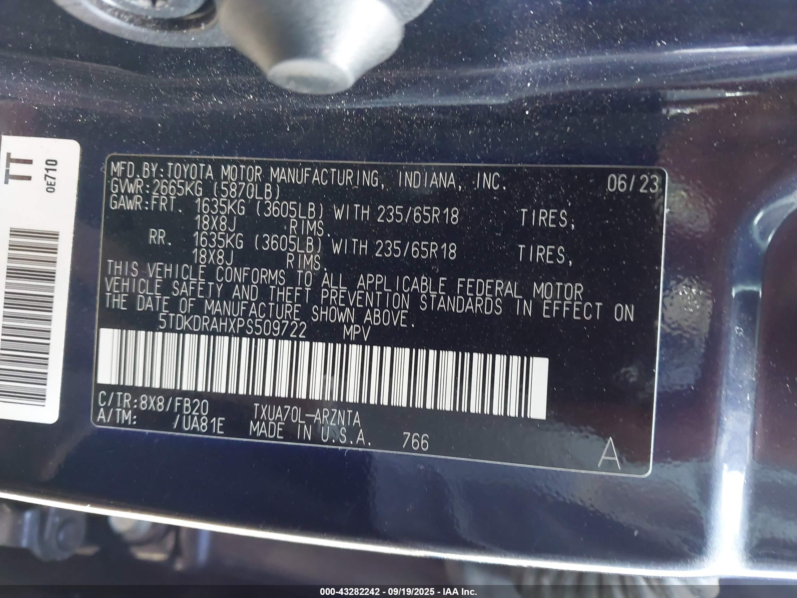 TOYOTA HIGHLANDER image 9