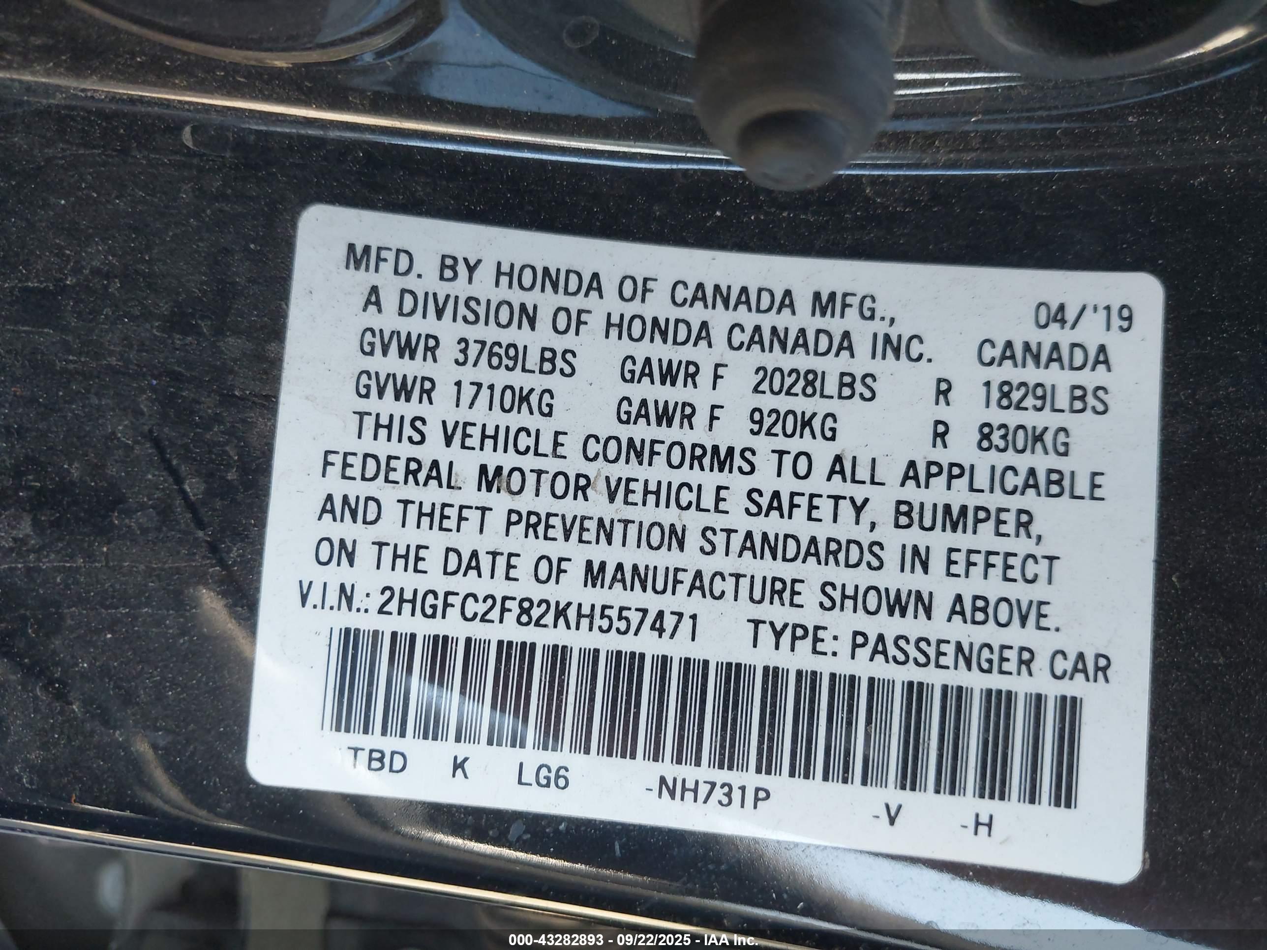 HONDA CIVIC image 9