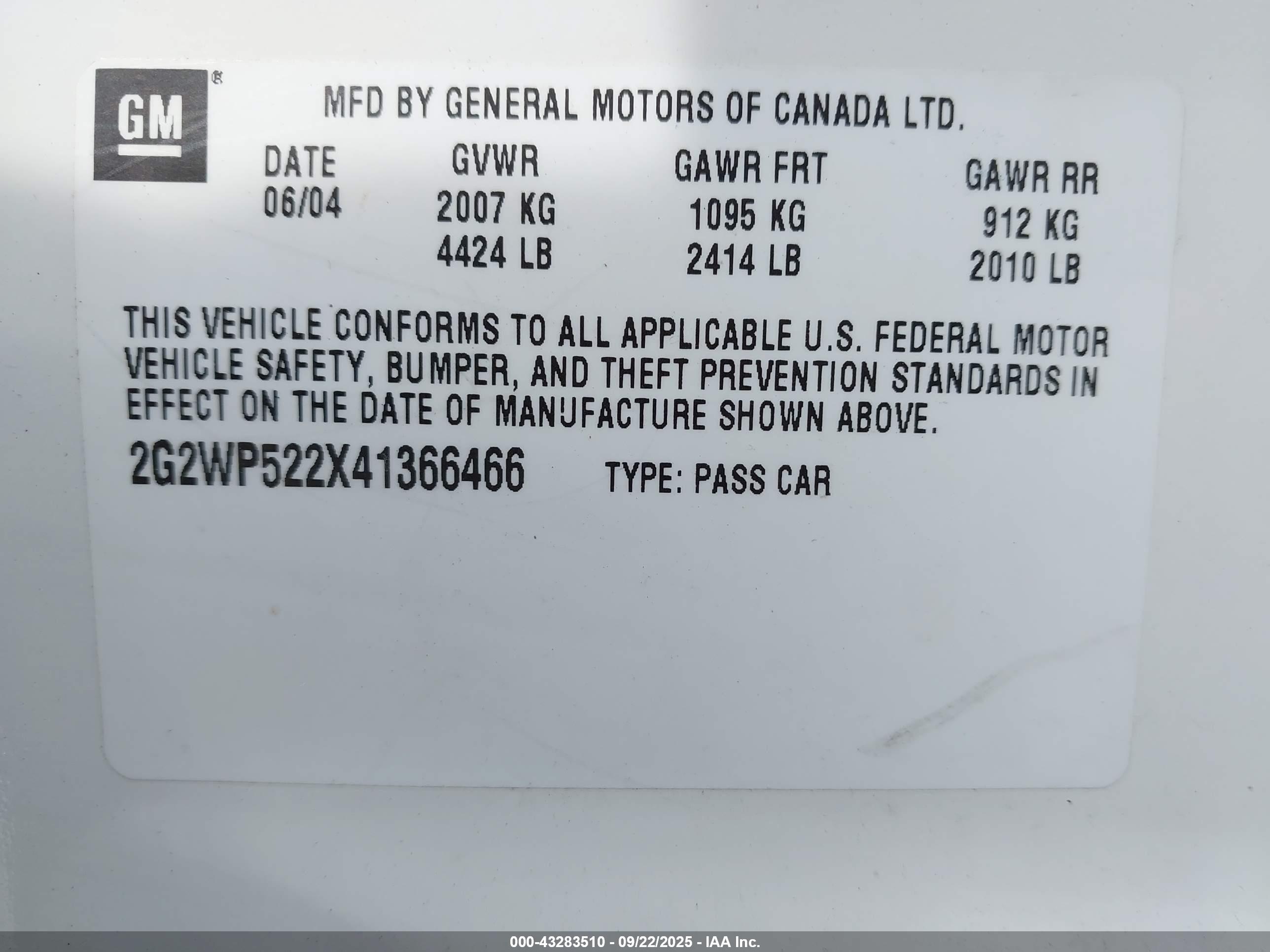 PONTIAC GRAND image 9