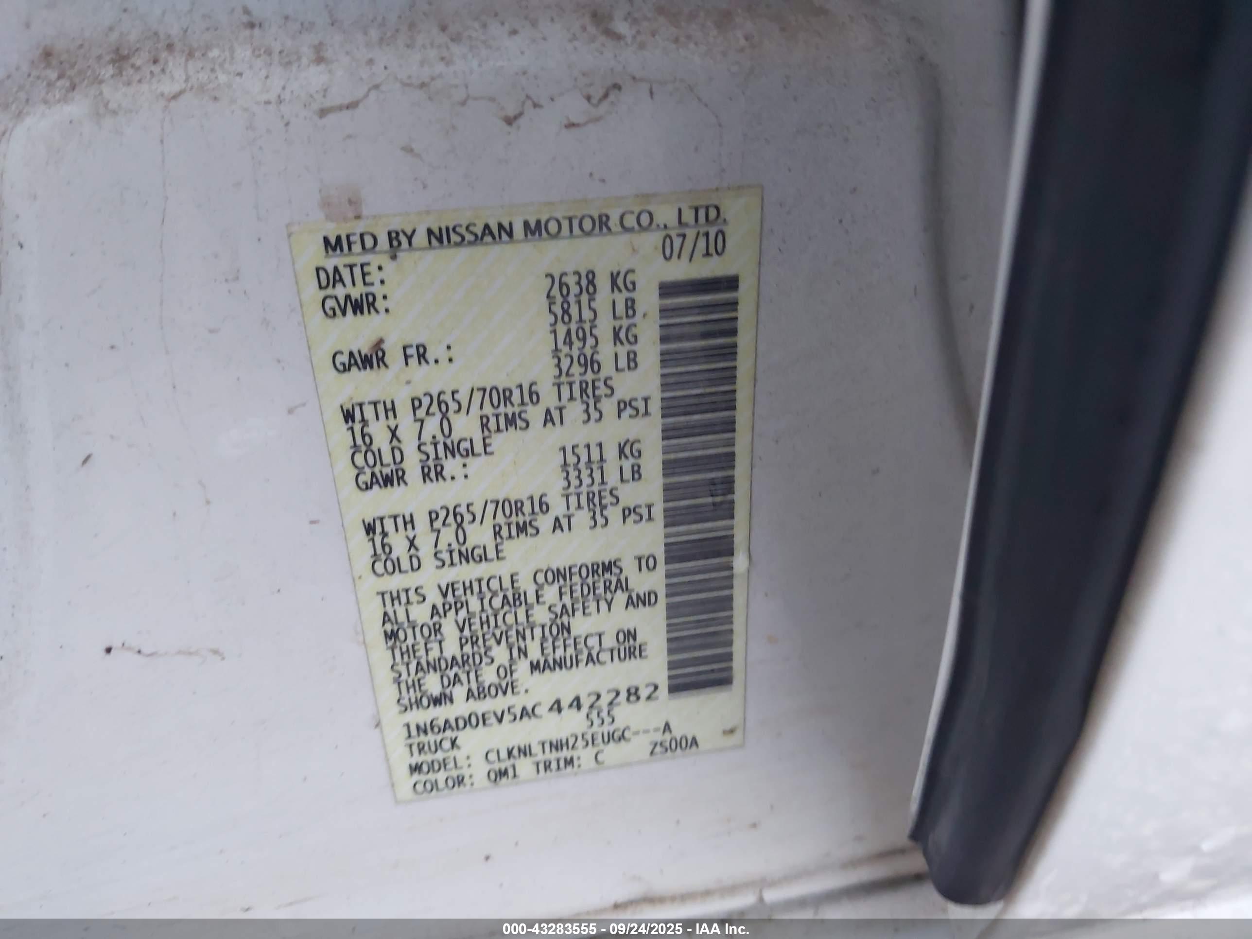 NISSAN FRONTIER image 9