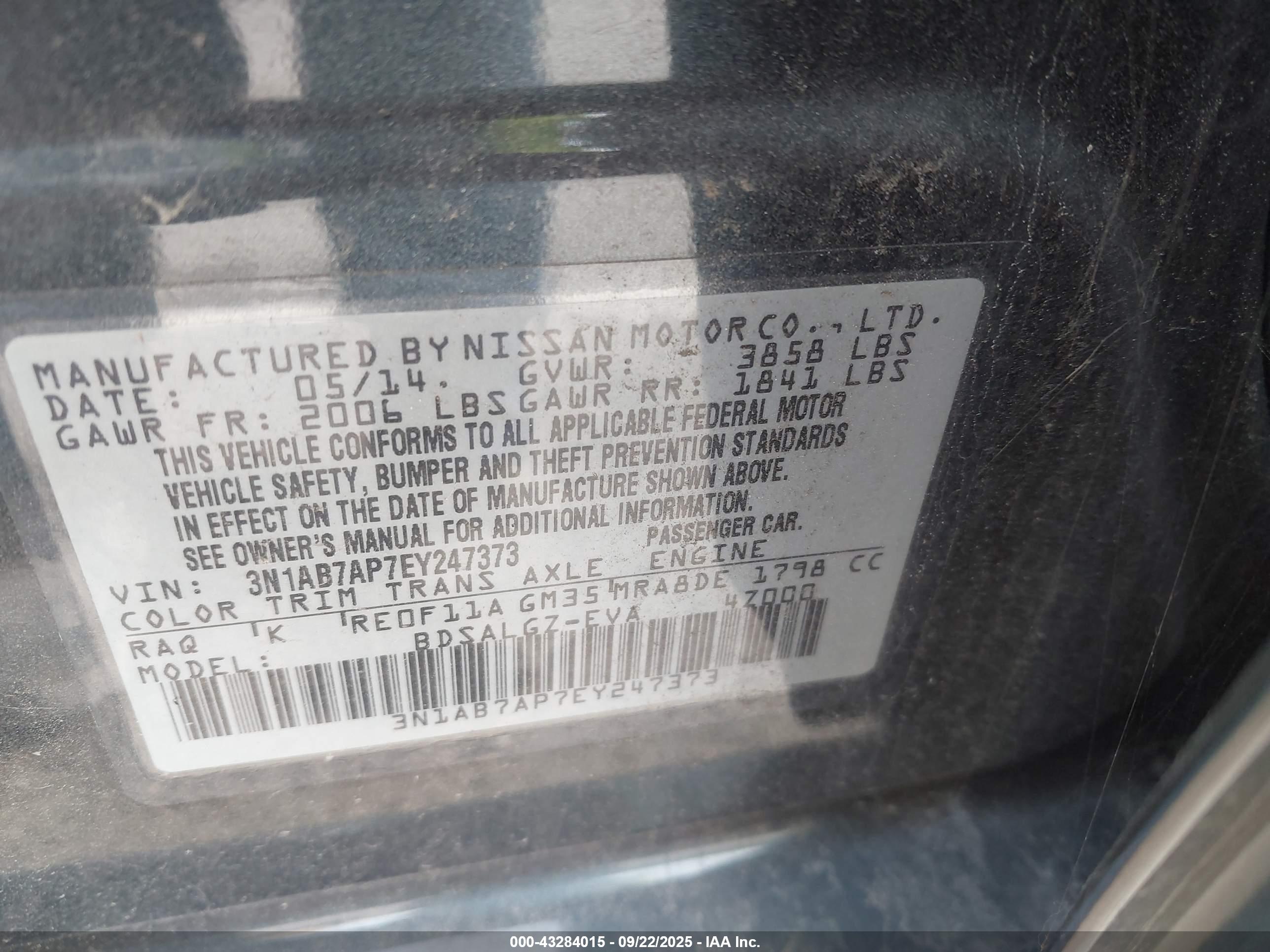 NISSAN SENTRA image 9
