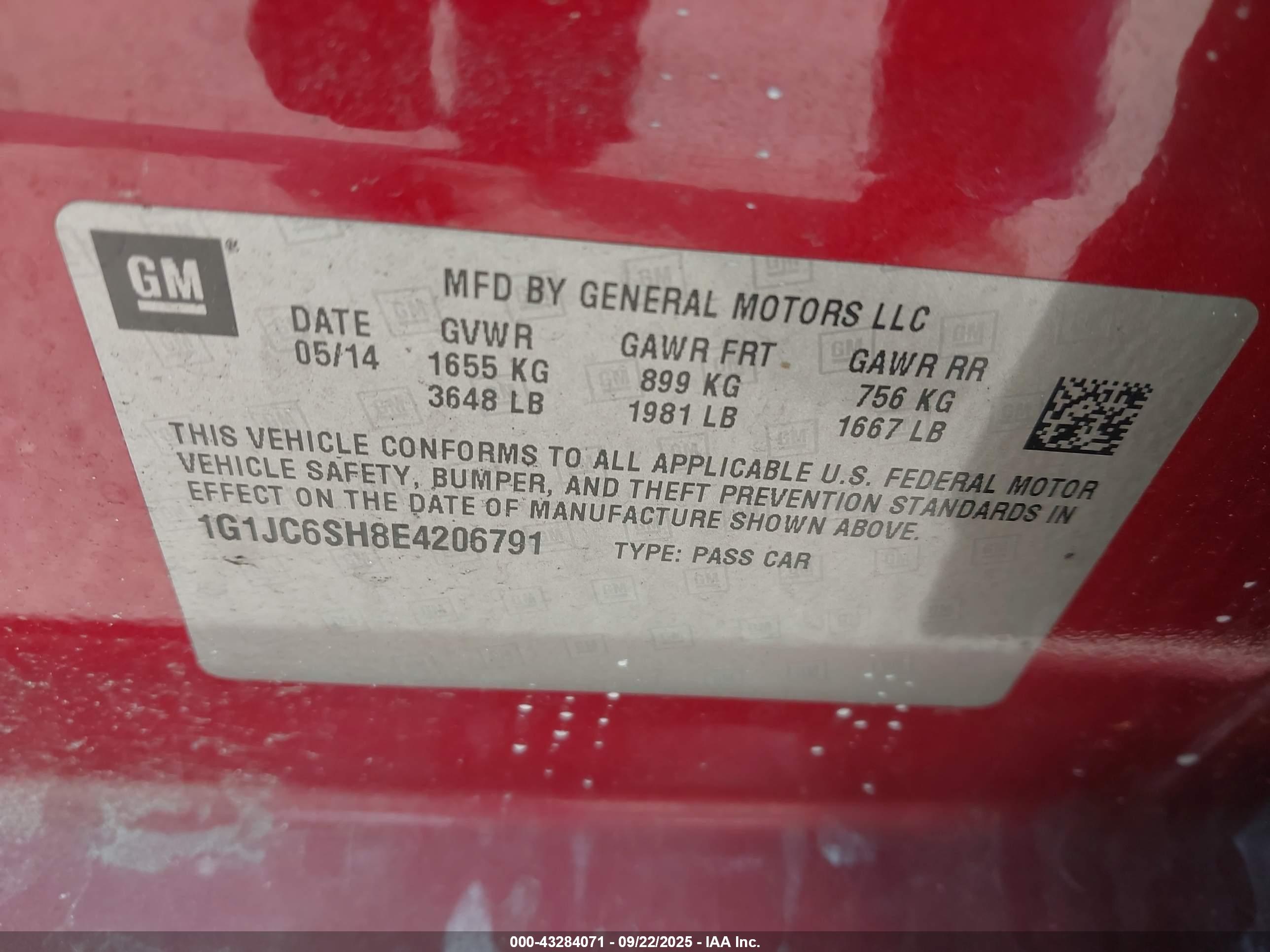 CHEVROLET SONIC image 9