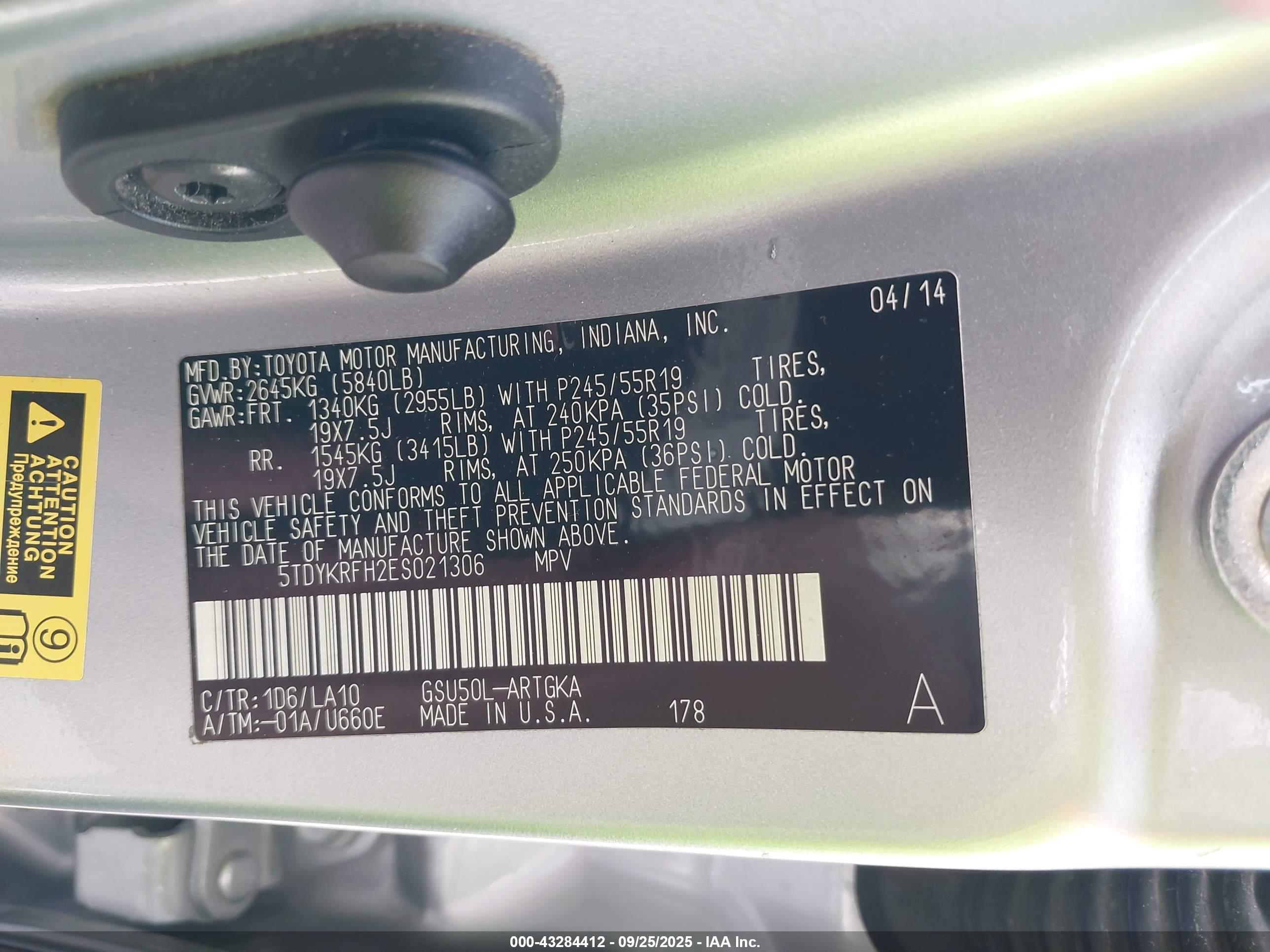 TOYOTA HIGHLANDER image 9