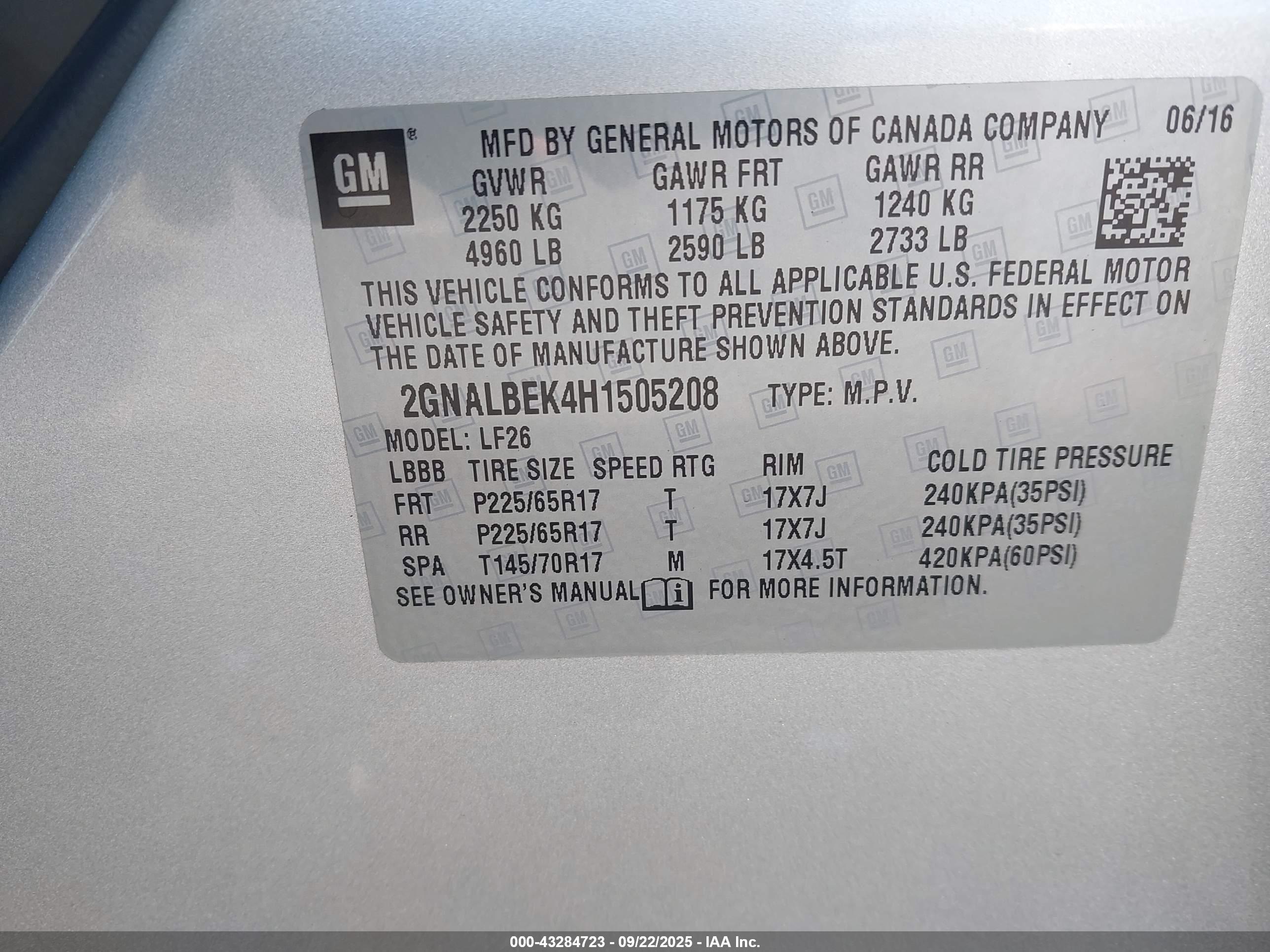 CHEVROLET EQUINOX image 9
