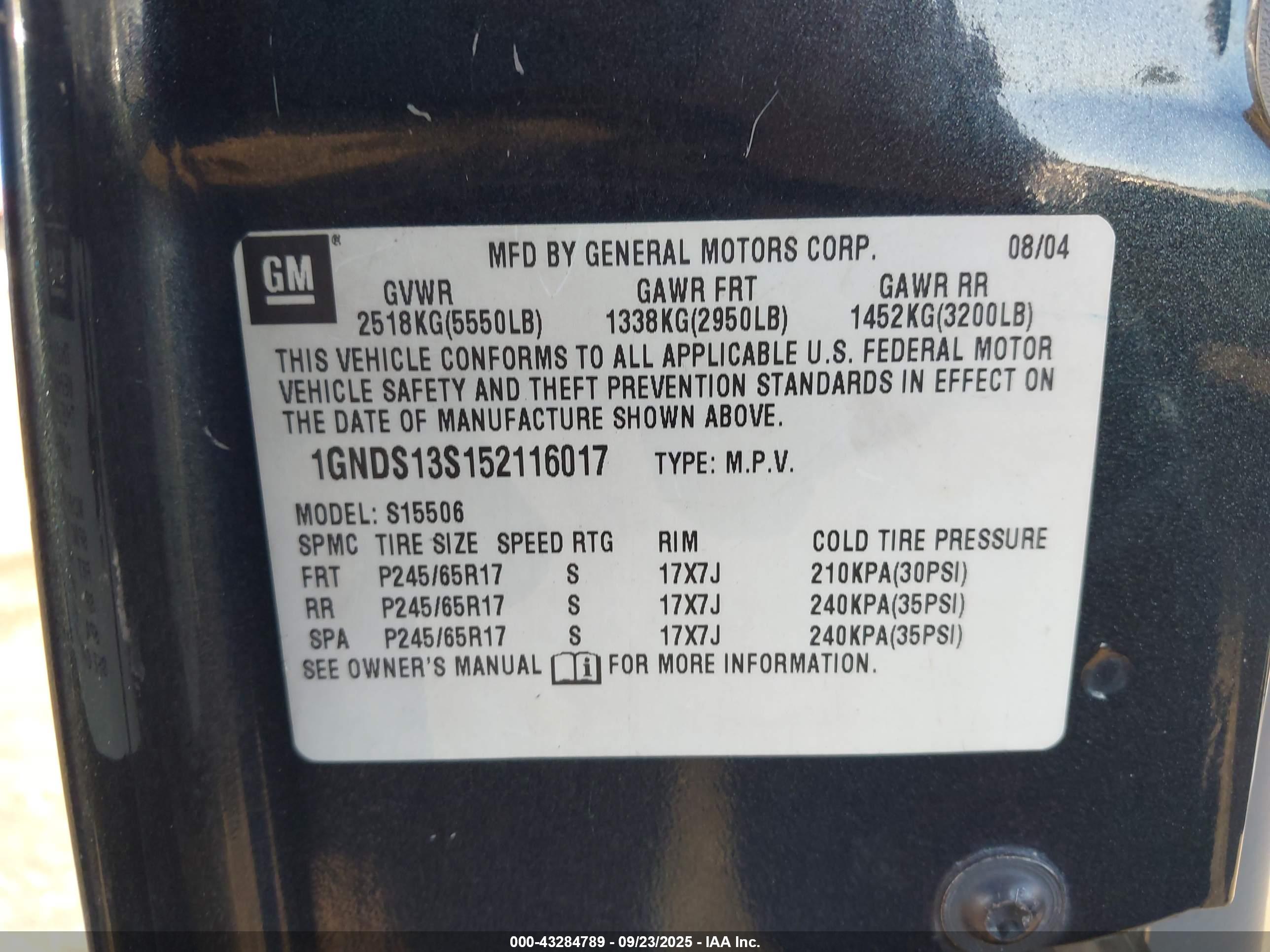 CHEVROLET TRAILBLAZER image 9