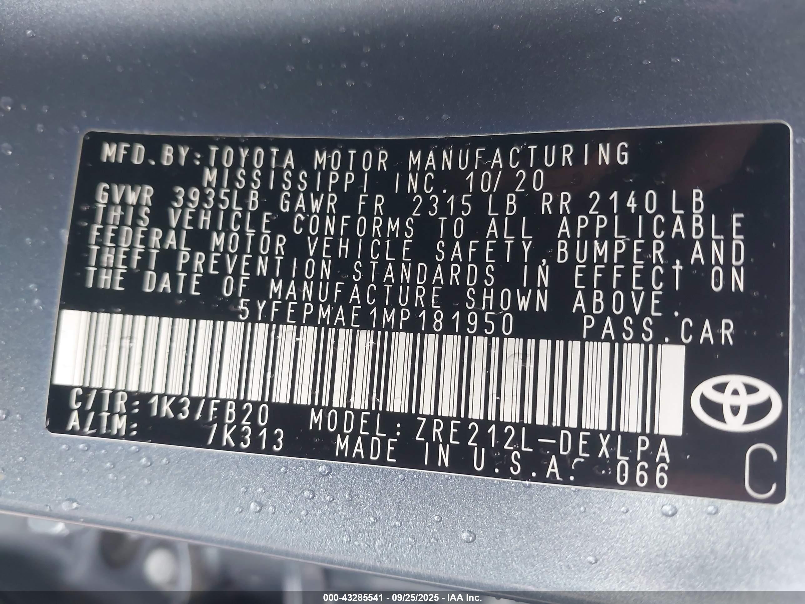 TOYOTA COROLLA image 9