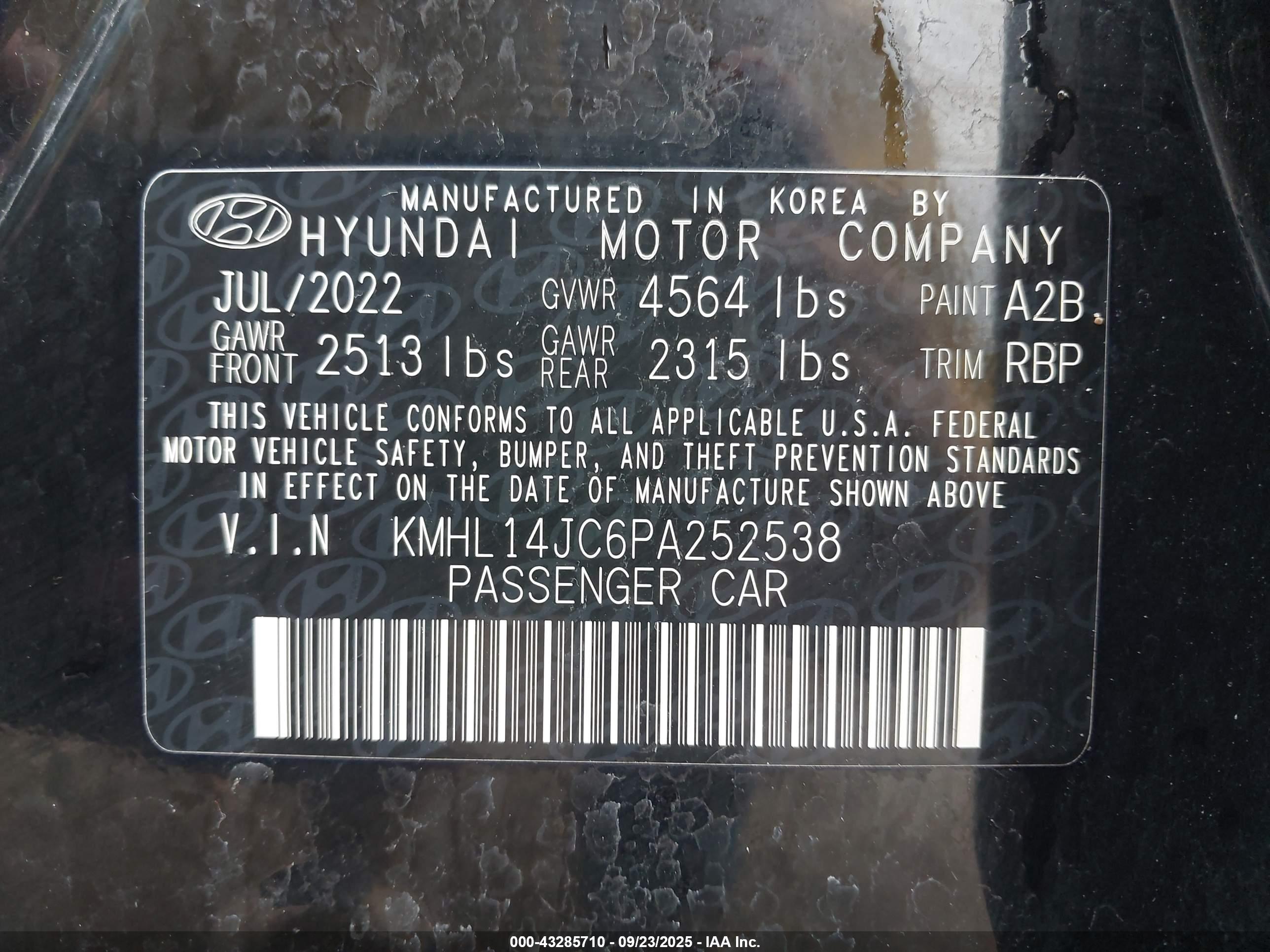 HYUNDAI SONATA image 9