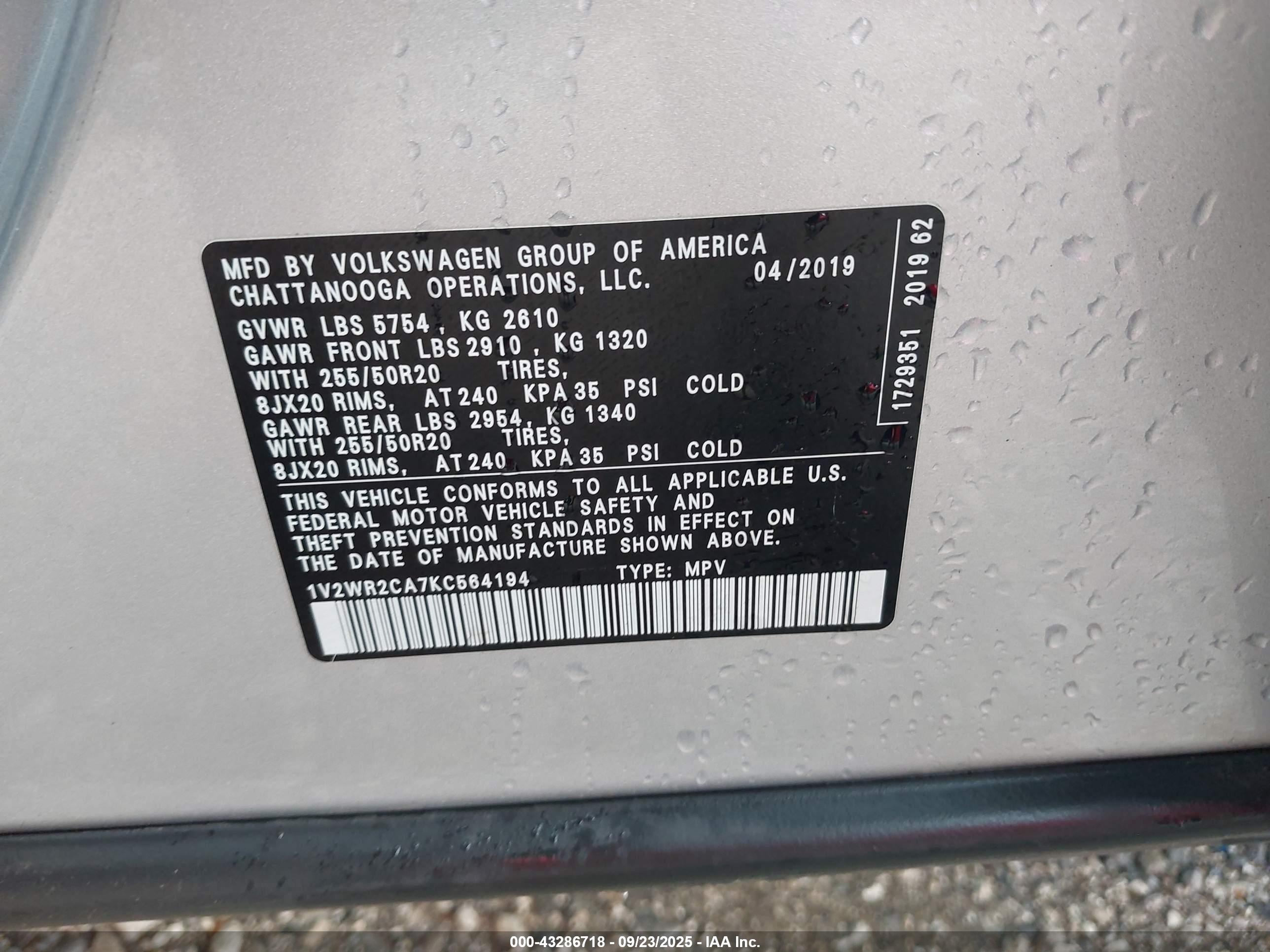 VOLKSWAGEN ATLAS image 9