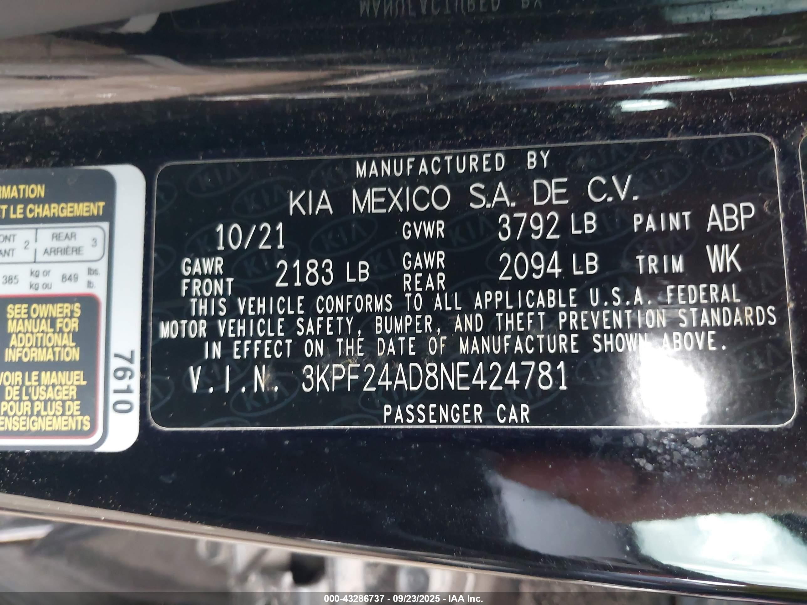 KIA FORTE image 9