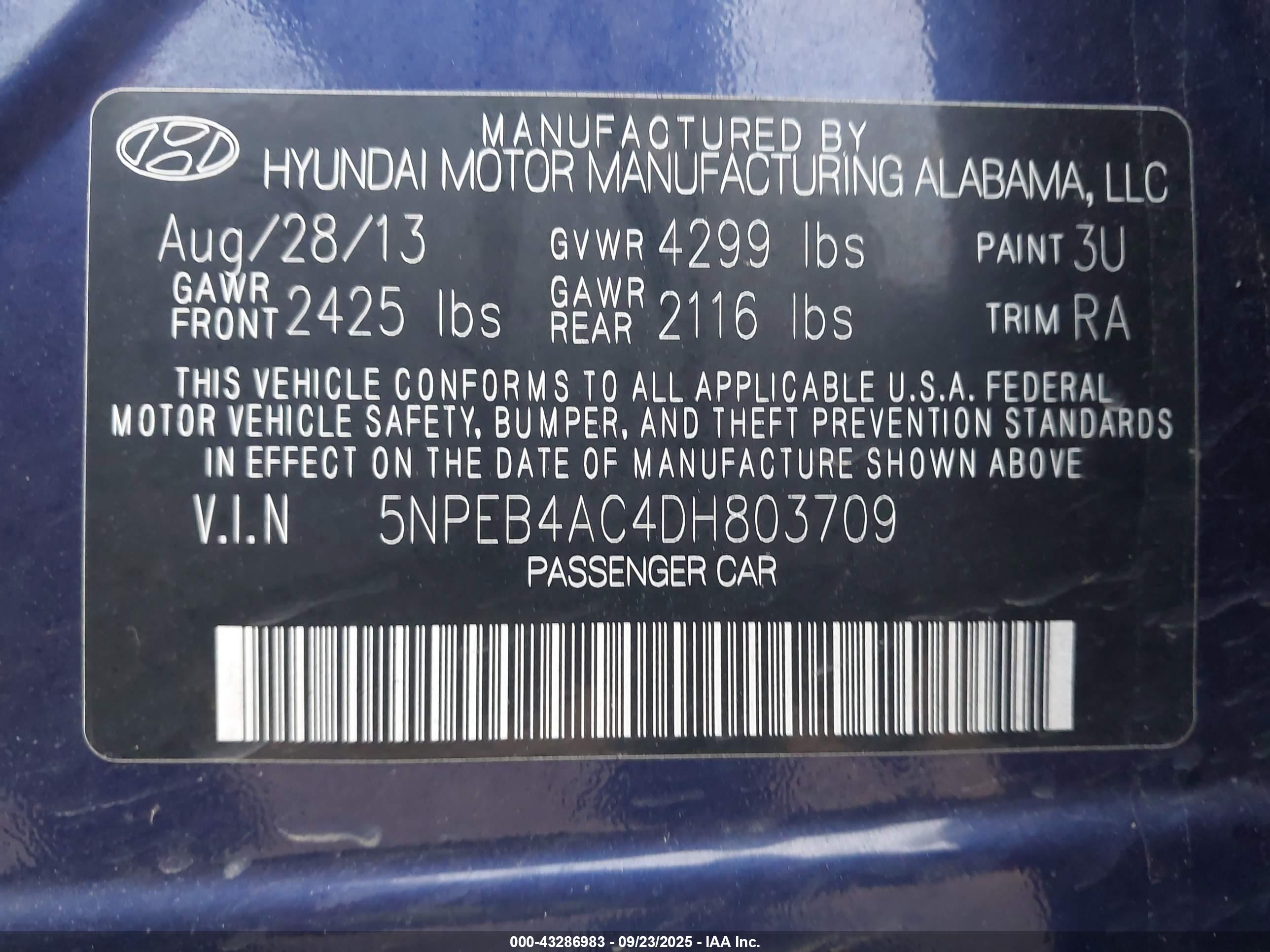 HYUNDAI SONATA image 9