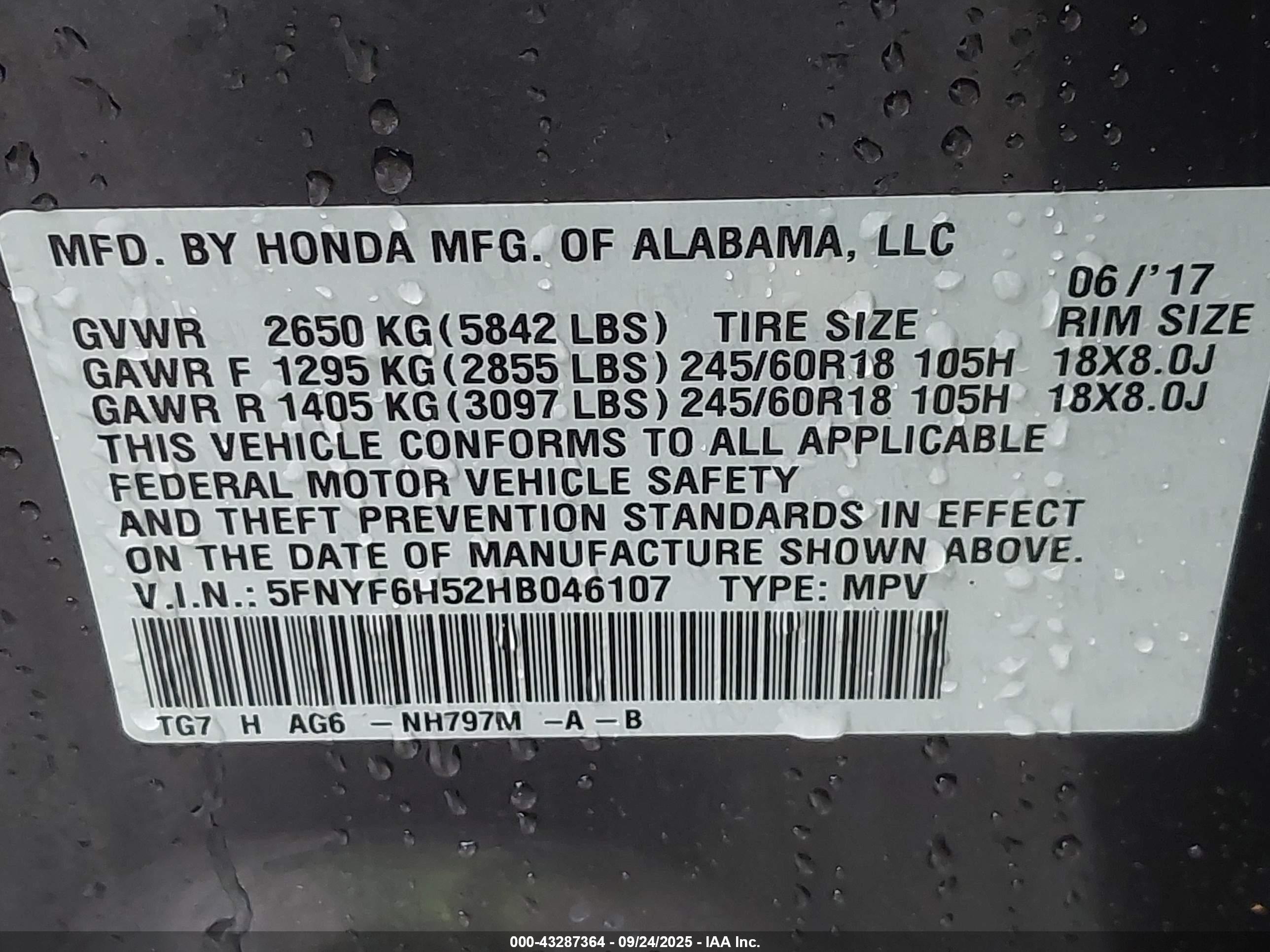 HONDA PILOT image 9