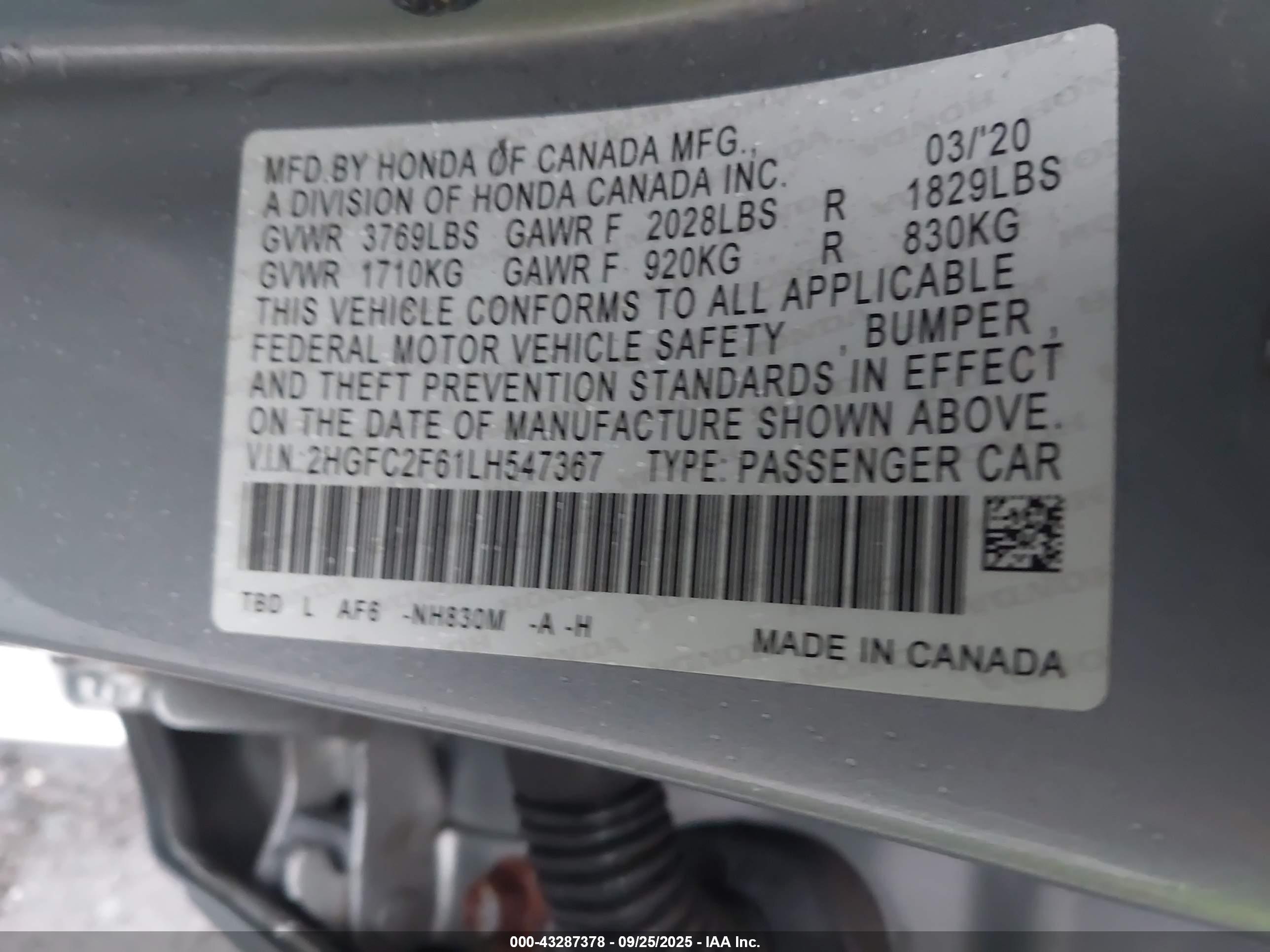 HONDA CIVIC image 9
